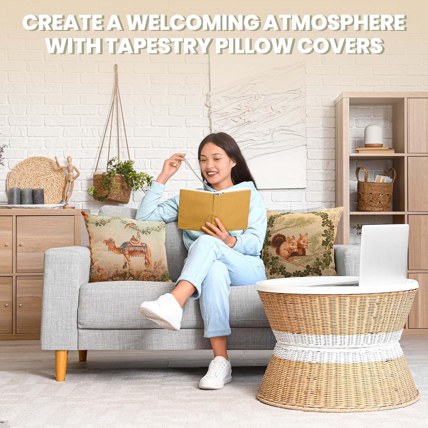 Charlotte Home Furnishings Animals & Wildlife Cotton Blend Pillow Cover