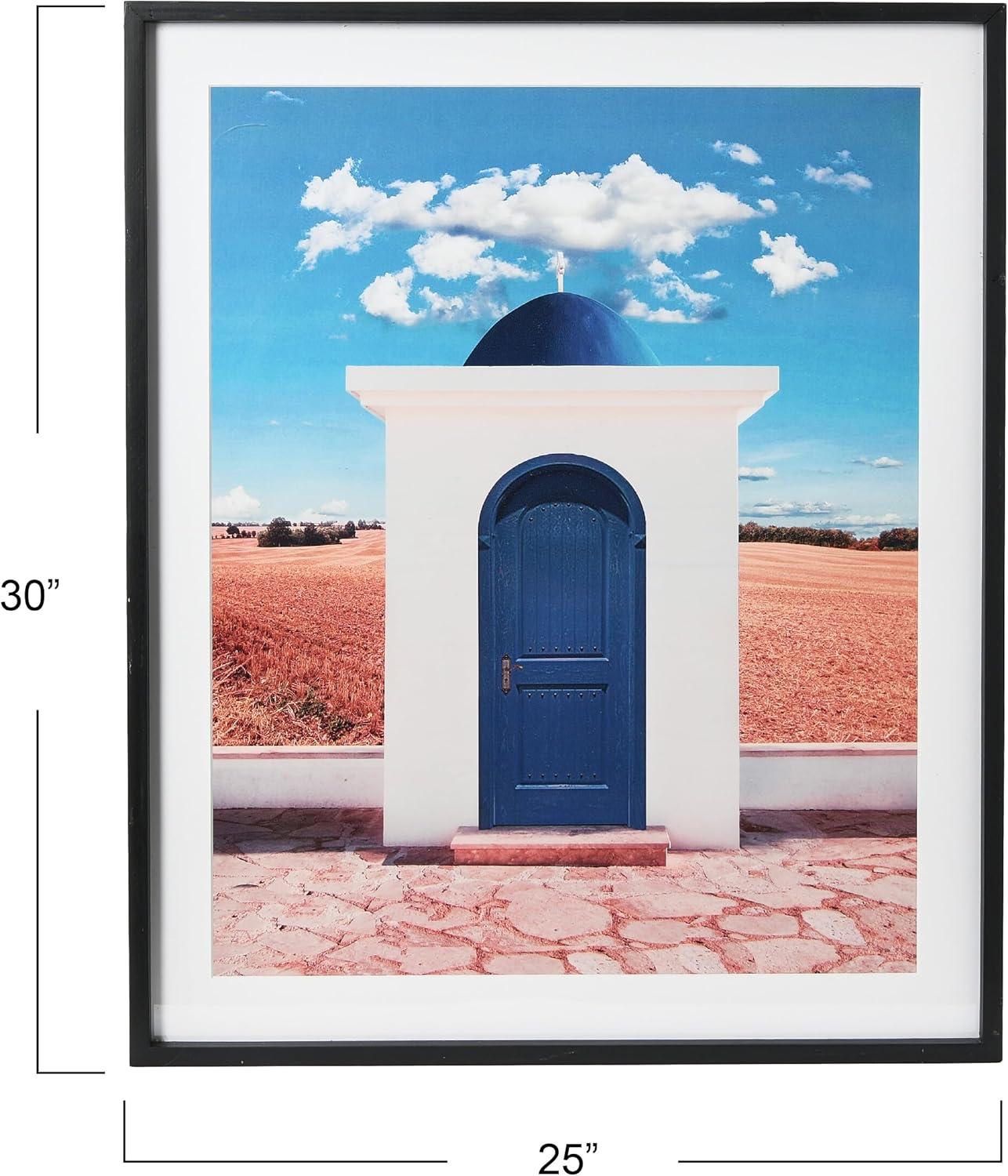 Creative Co-Op Wood Framed Architecture Photograph