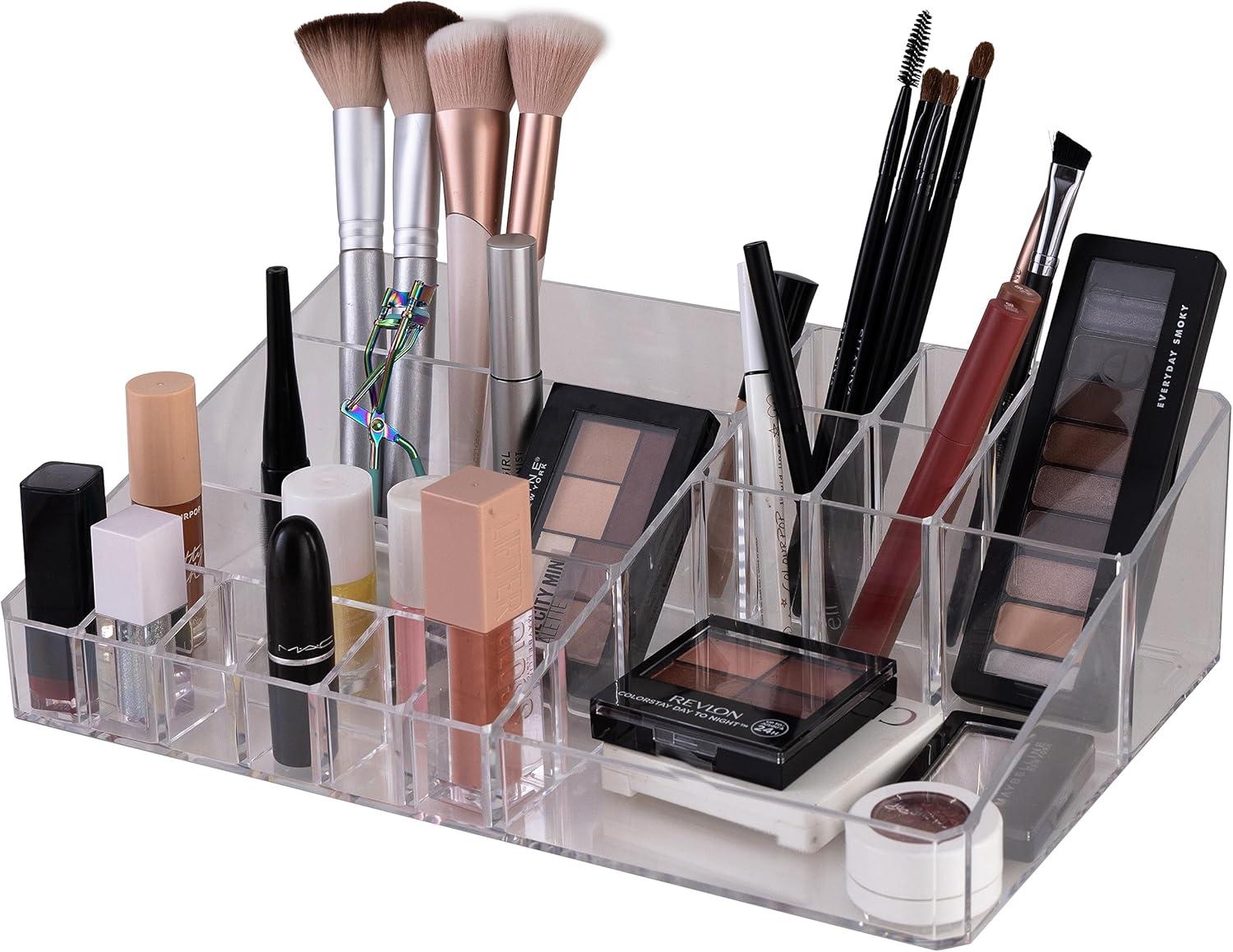 Simplify Acrylic 15 Compartment Makeup Organizer