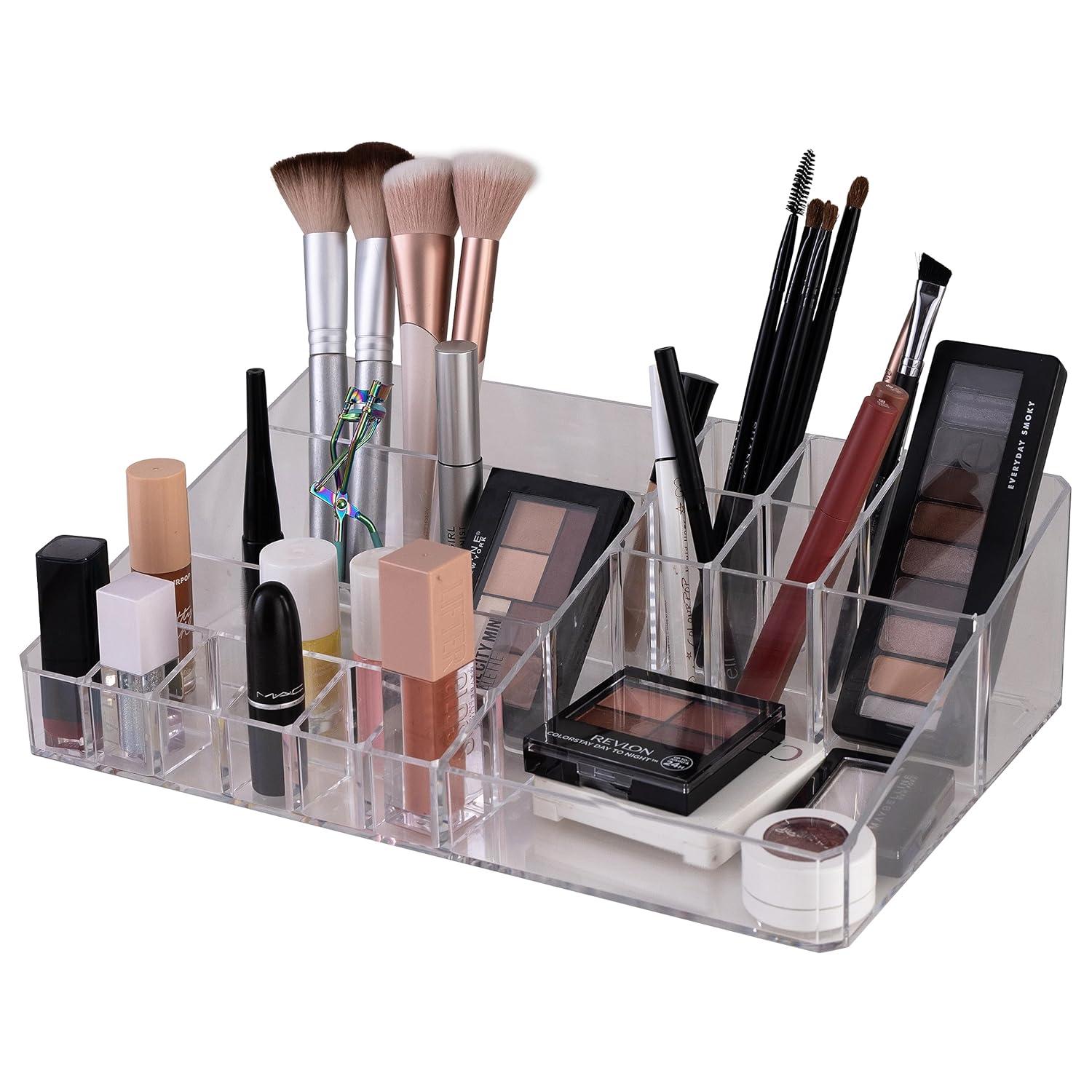 Simplify Acrylic 15 Compartment Makeup Organizer
