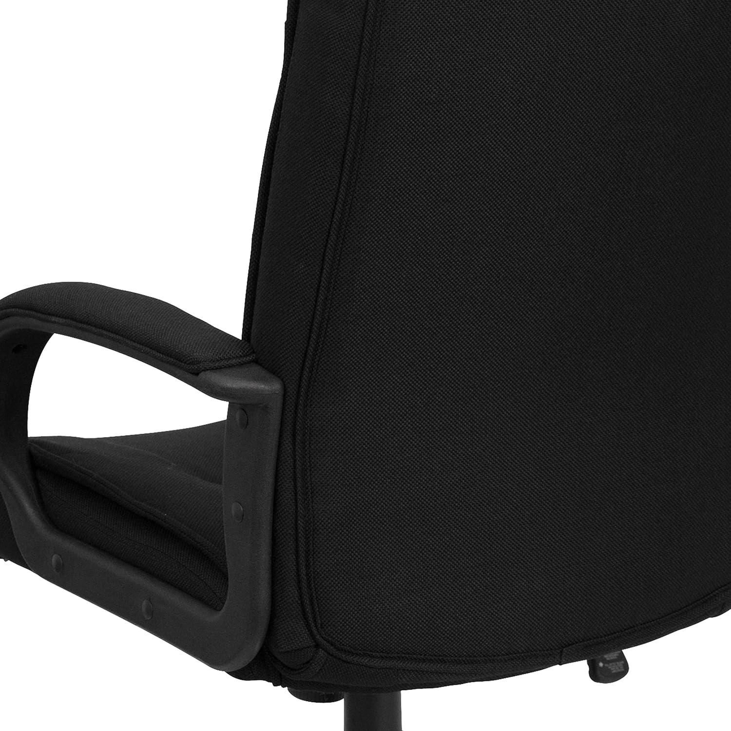 High Back Black Fabric Executive Swivel Office Chair