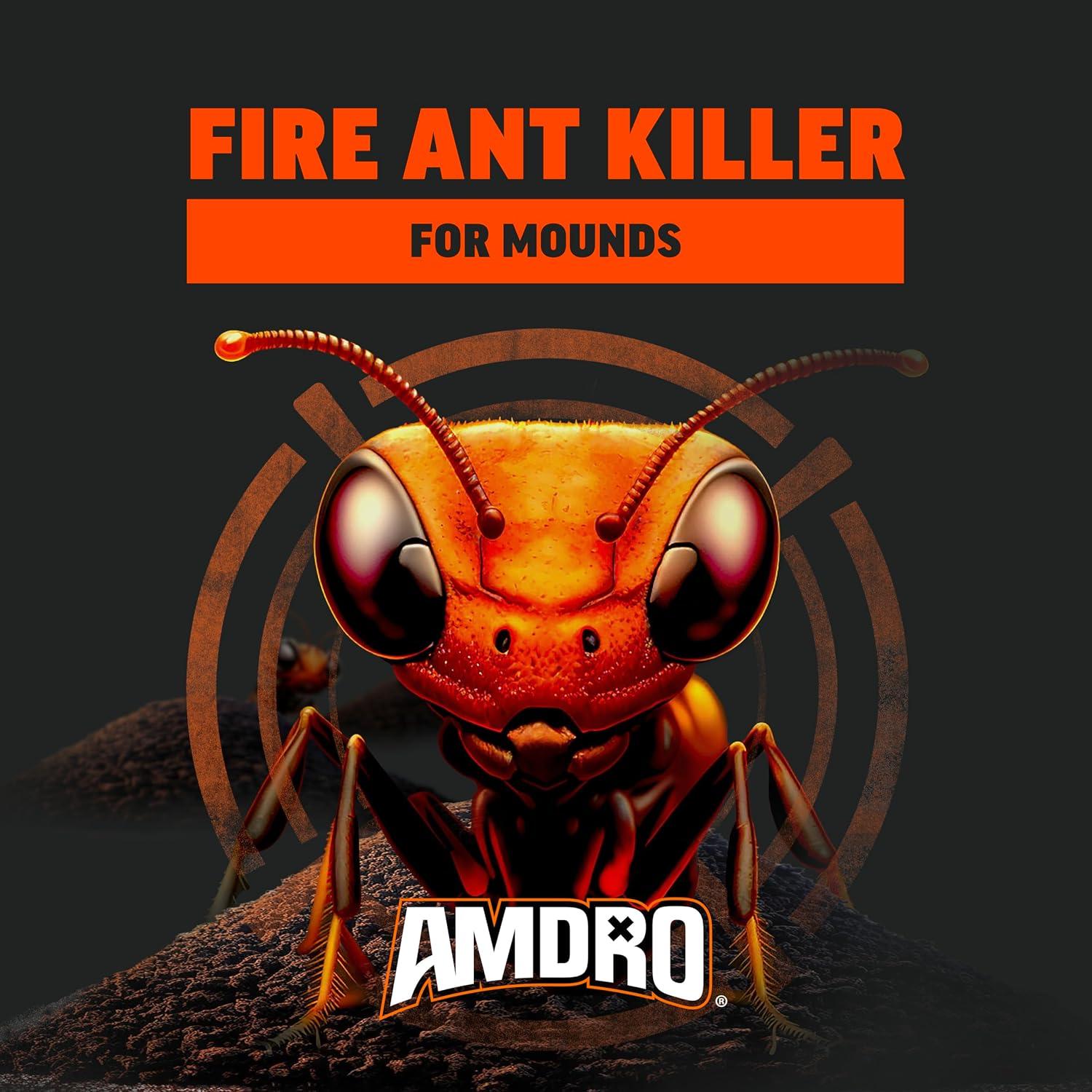 Amdro Outdoor Fire Ant Killer Bait for Mounds and Lawns, 1 lb.