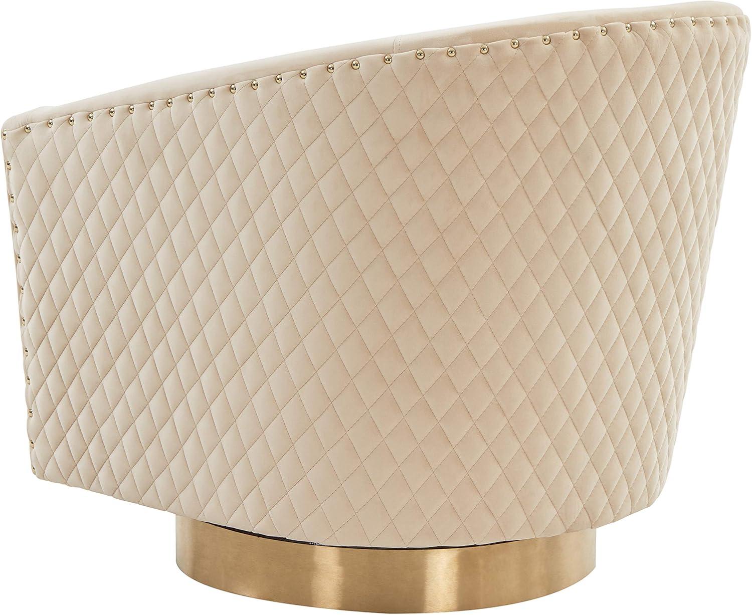 Skye Upholstered Swivel Barrel Chair