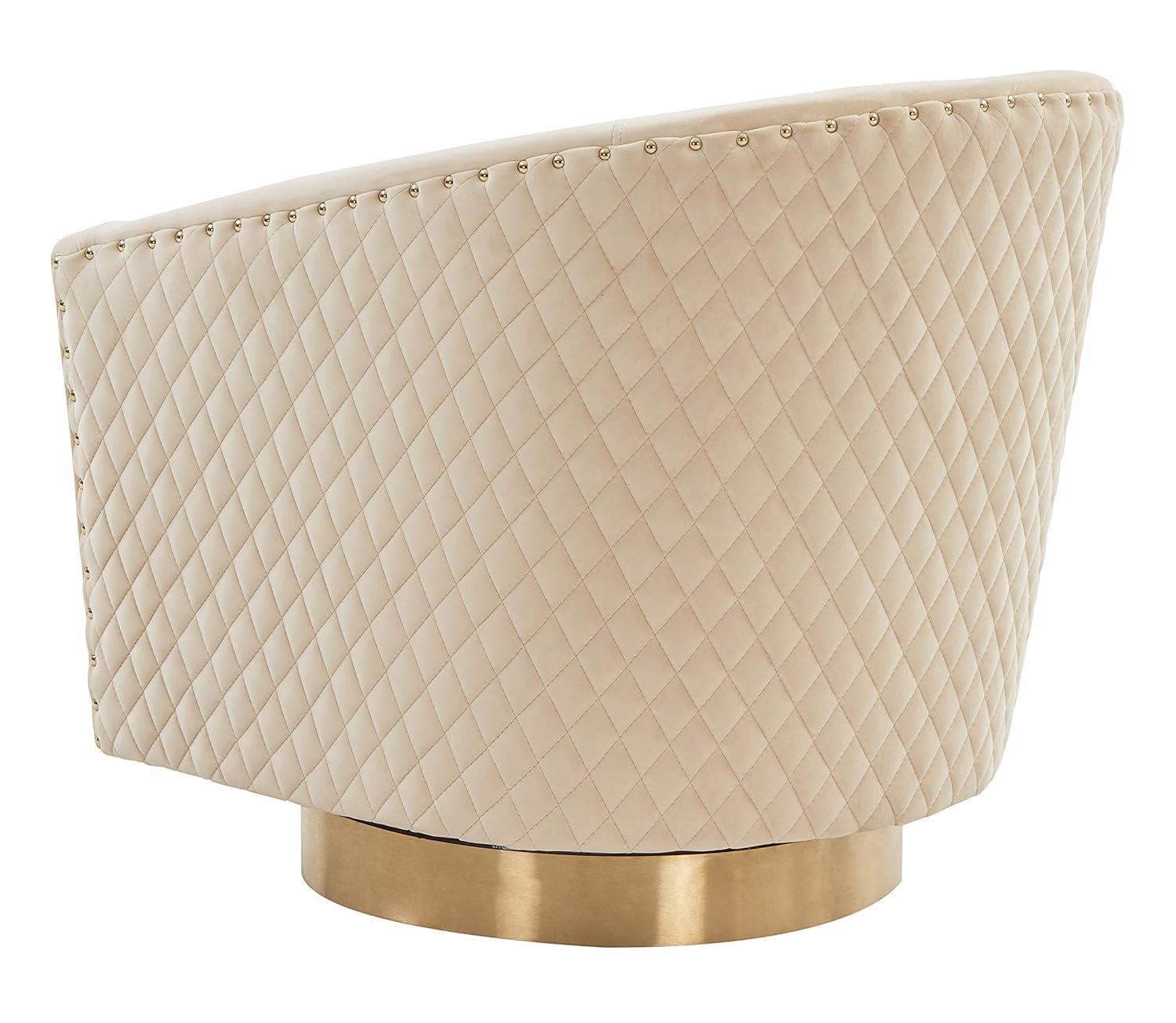 Skye Upholstered Swivel Barrel Chair