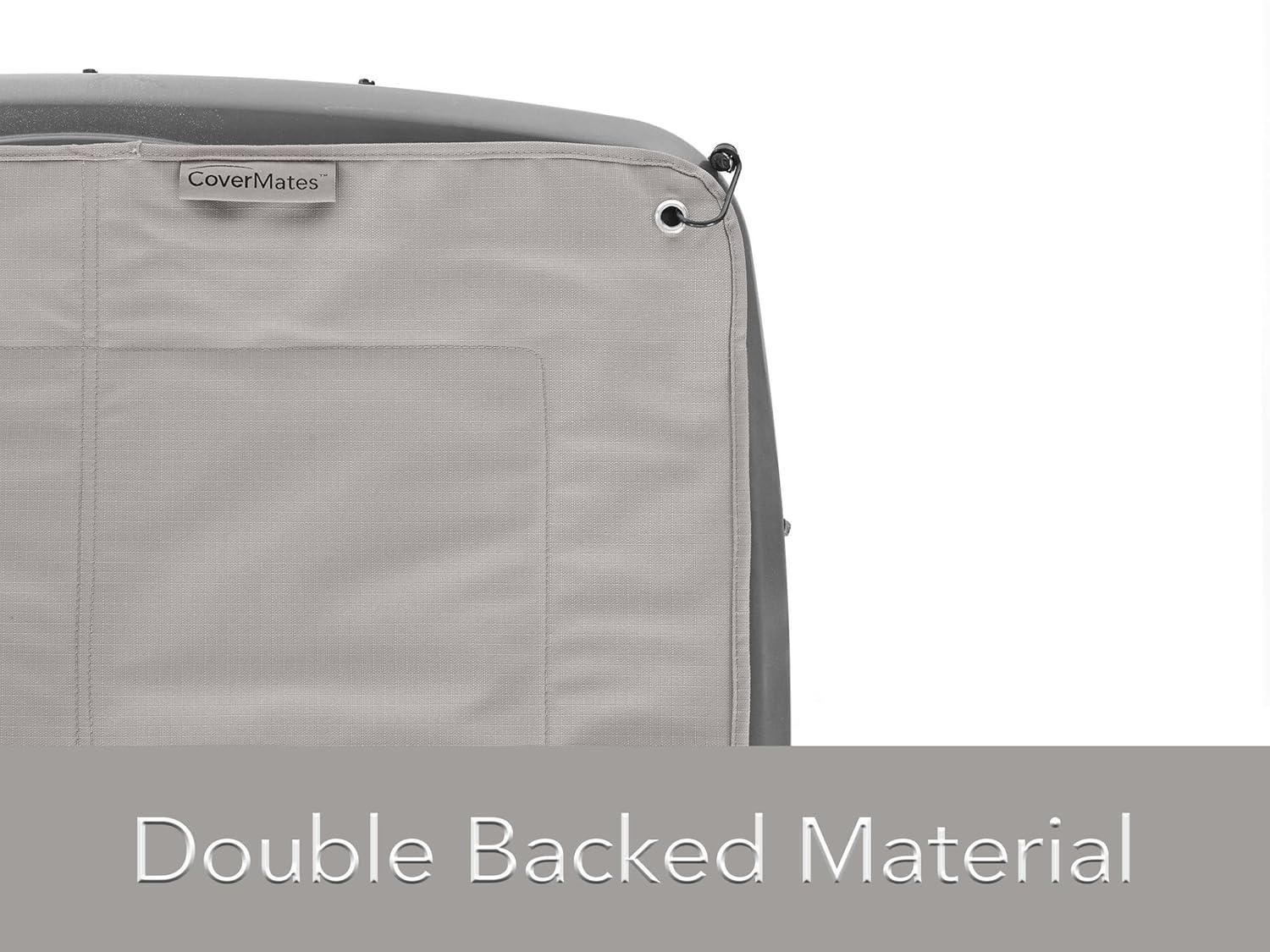 Covermates Armor Top Air Conditioner Cover â€“ Durable Outdoor Protection for AC Units, Ultima 600D Polyester, Armor Top 24W x 24D, Ripstop Grey