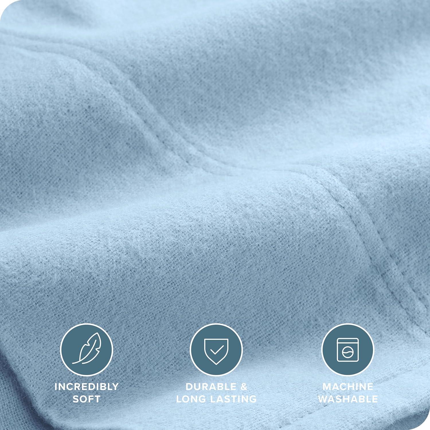 Bare Home 100% Cotton Flannel Pillowcase (Set of 2)