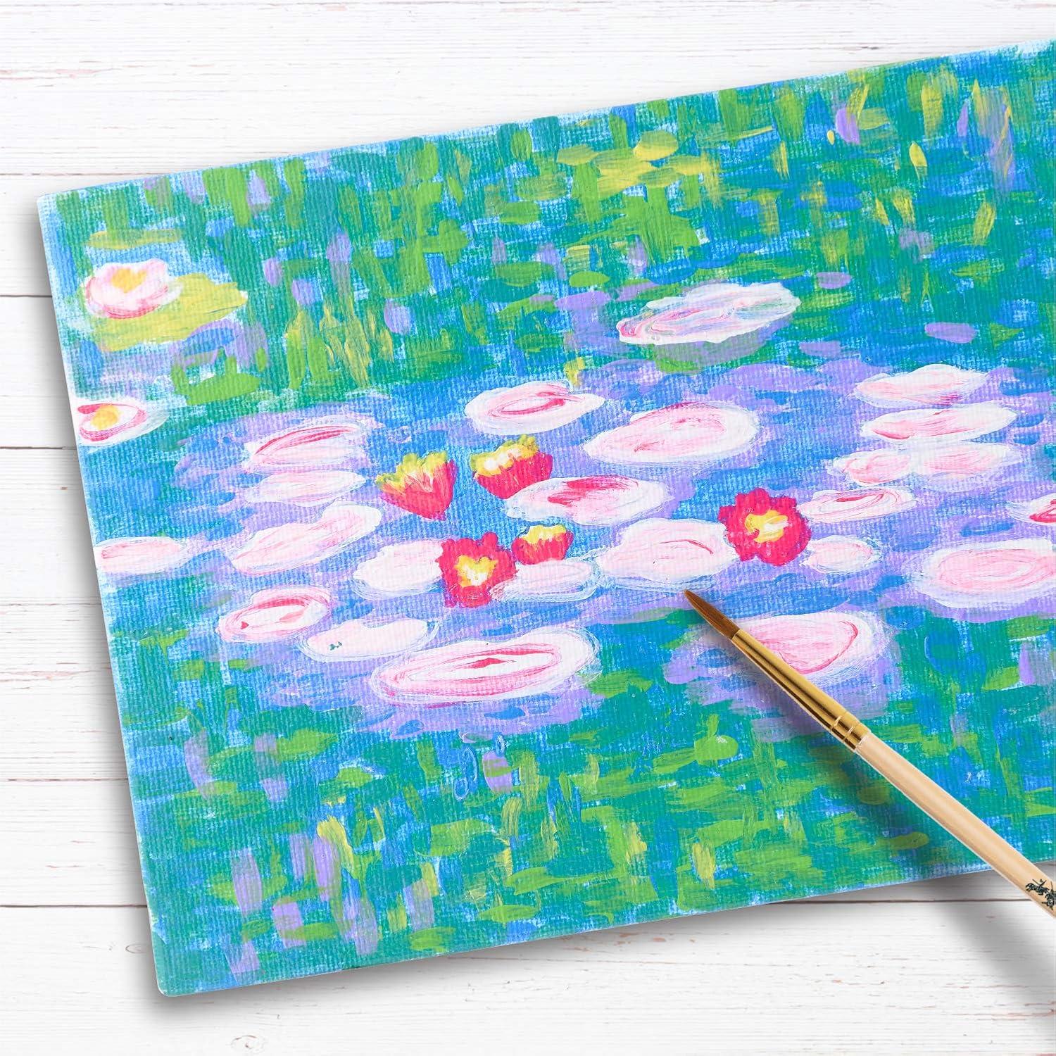 Claude Monet Water Lilies Paint by Number Kit with Acrylic Paints