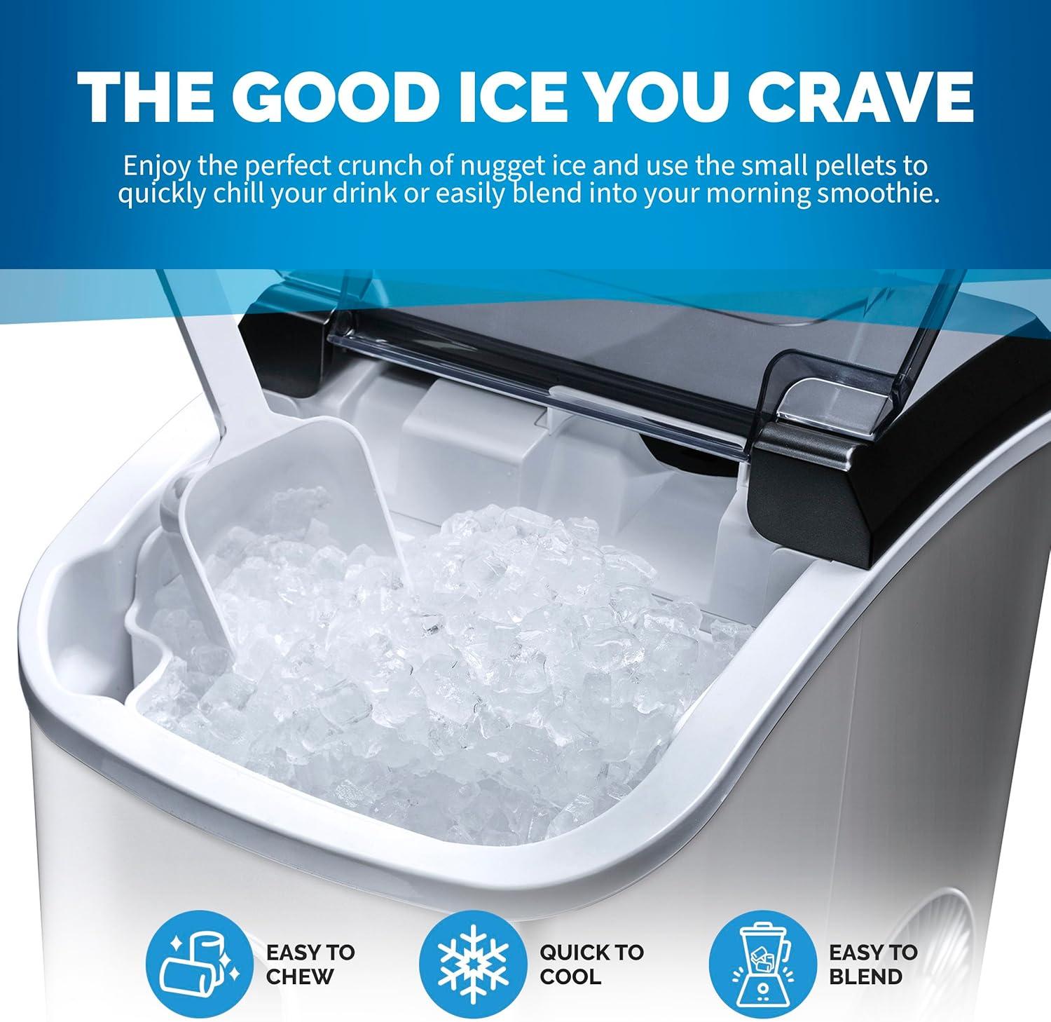 Newair 26 Lb. Daily Production Nugget Ice Portable Ice Maker