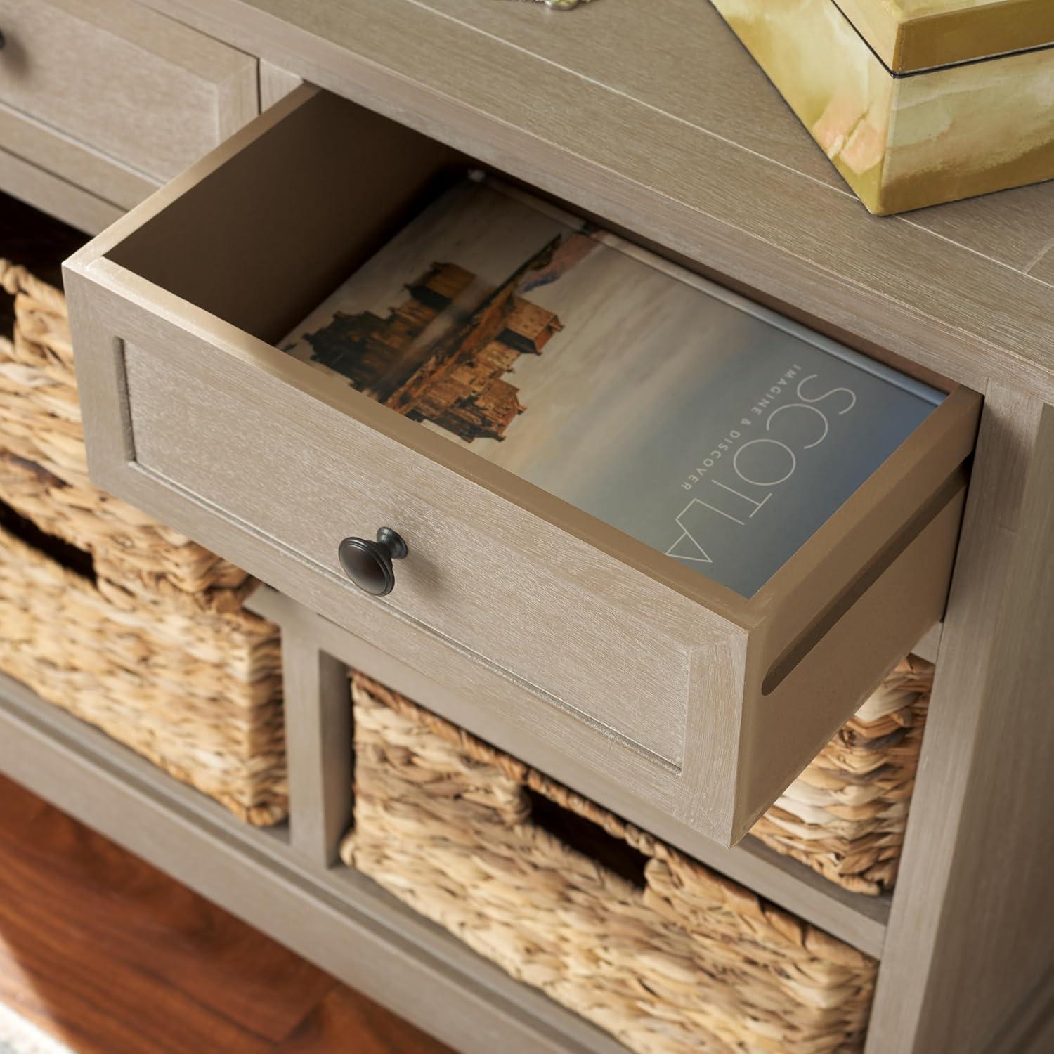 Herman Storage Unit - AMH5702 - White Wash - Safavieh Couture