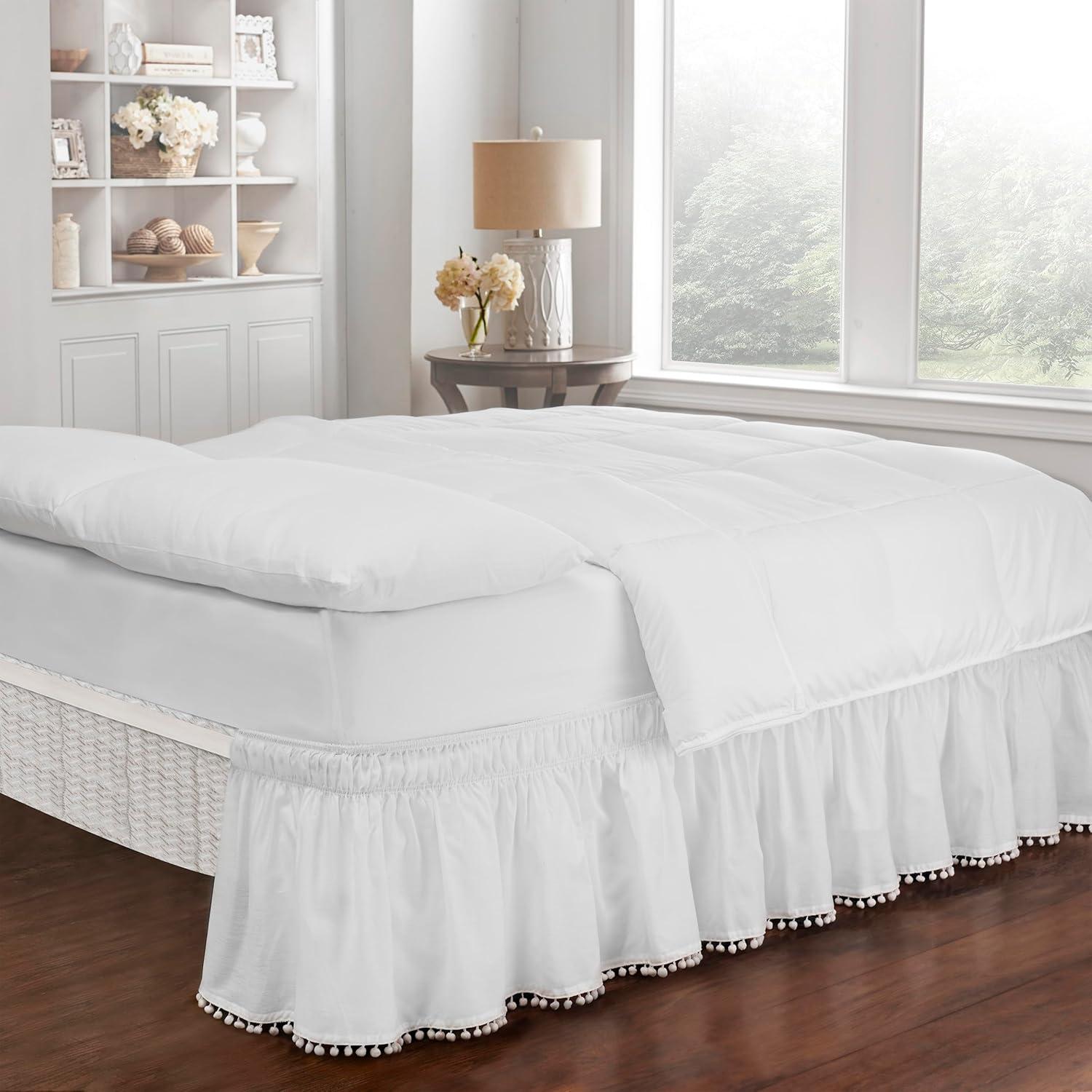 Ruffled Wrap Around Bed Skirt