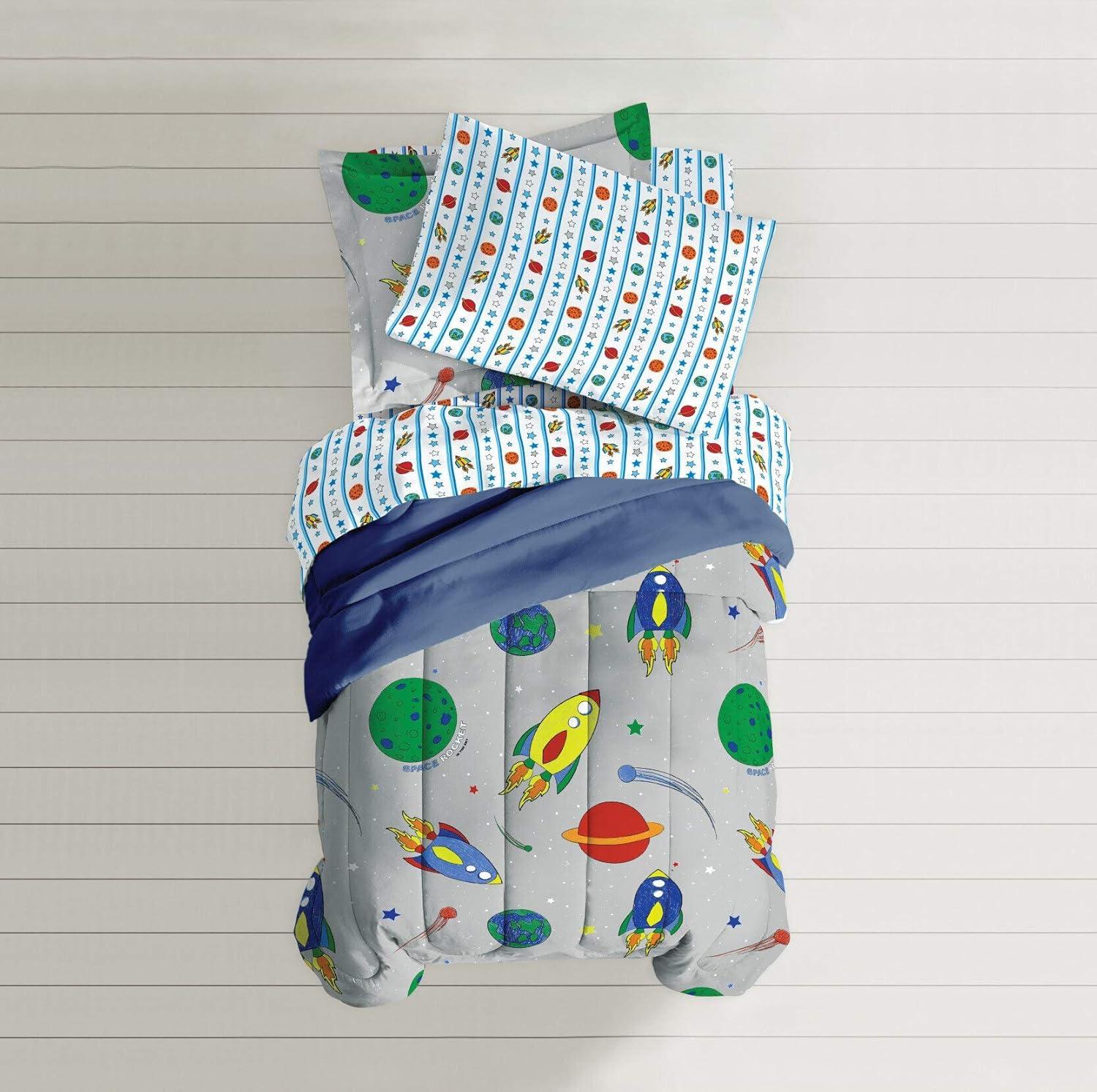 Space Rocket 5 - Piece Comforter Set