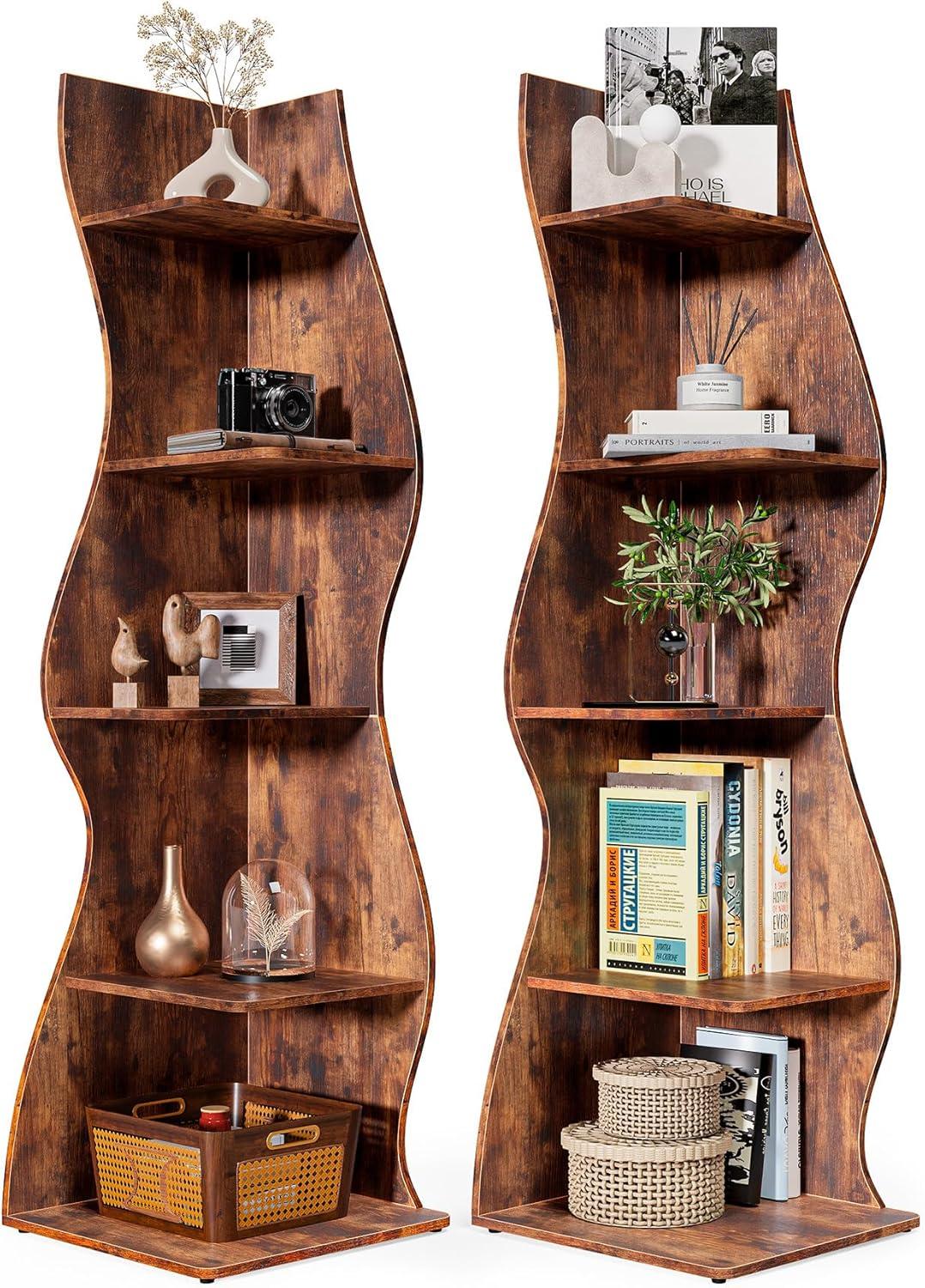 Arhab Corner Bookcase