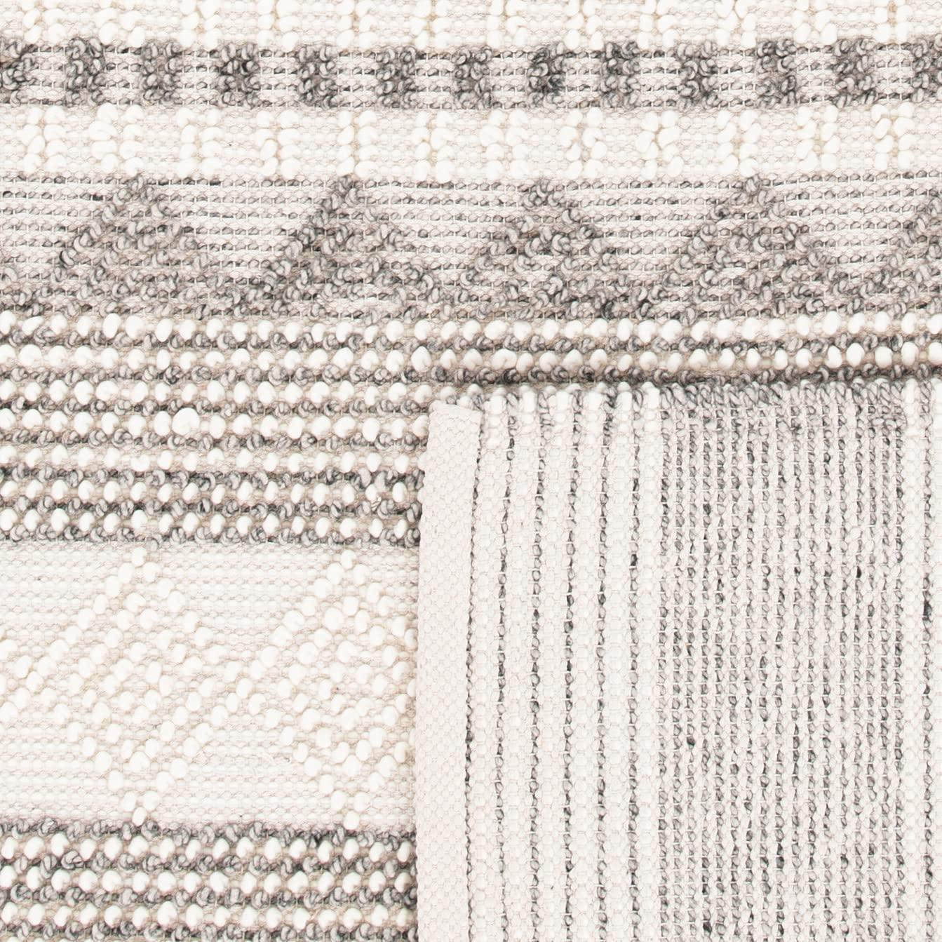SAFAVIEH Natura Carly Geometric Area Rug, Beige/Ivory, 10' x 10' Square