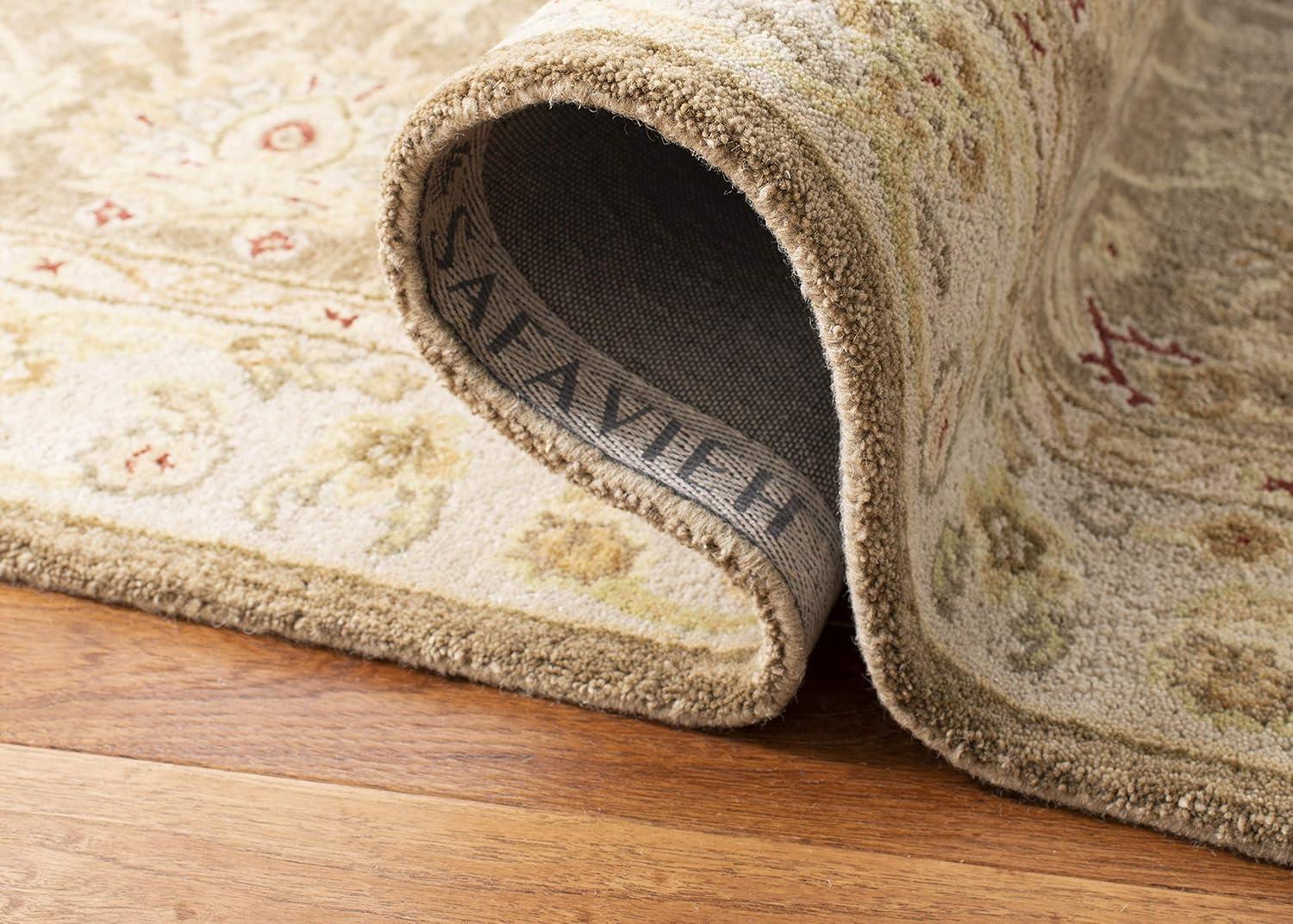 Anatolia AN522 Hand Tufted Indoor Accent Rug - Tan/Ivory - 3'x5' - Safavieh