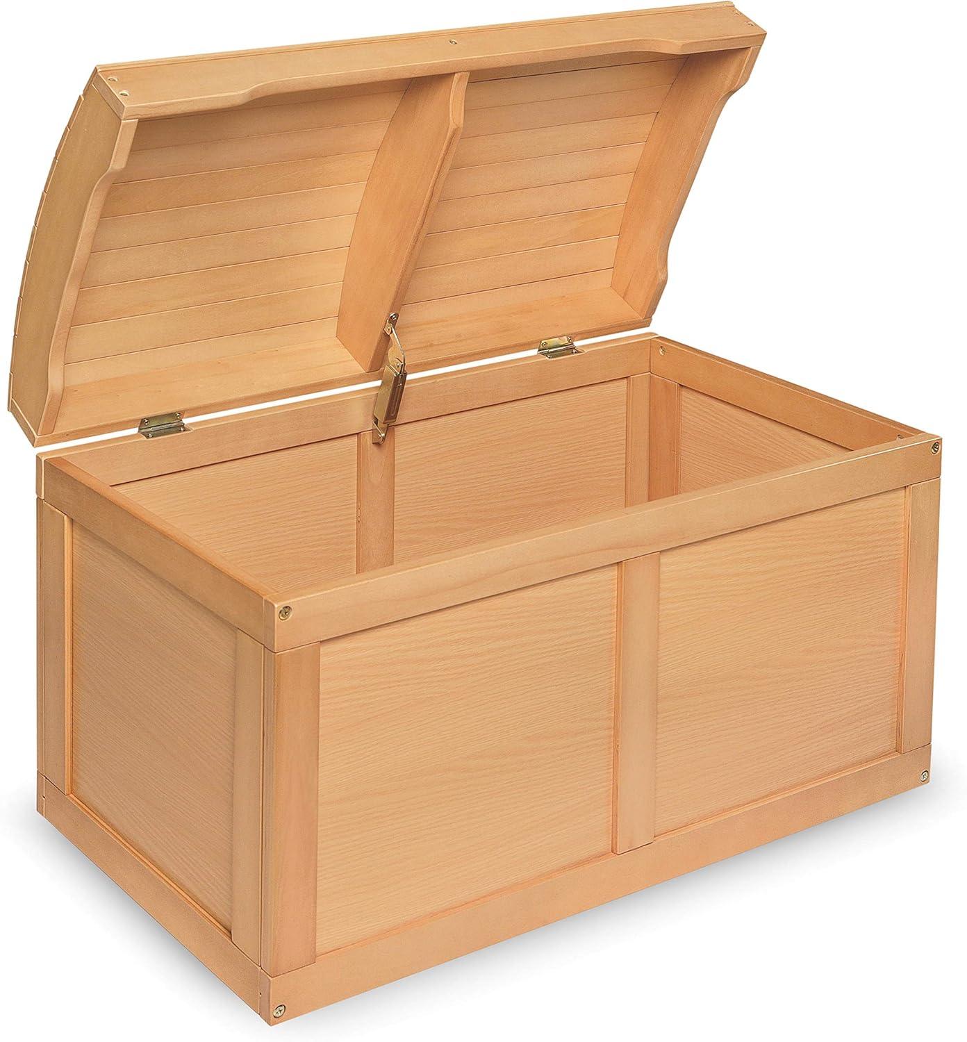 Badger Basket Hardwood Barrel Top Toy Chest