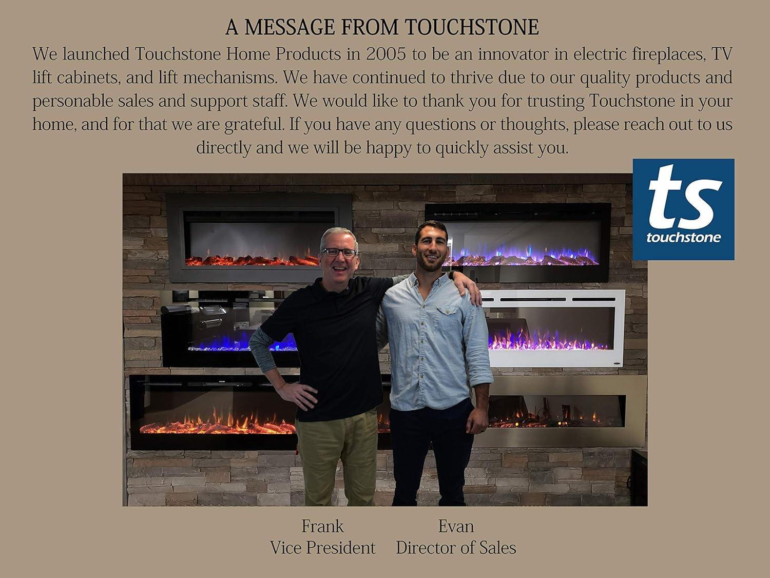 The Sideline by Touchstone - 45" Smart Electric Fireplace - WiFi Enabled