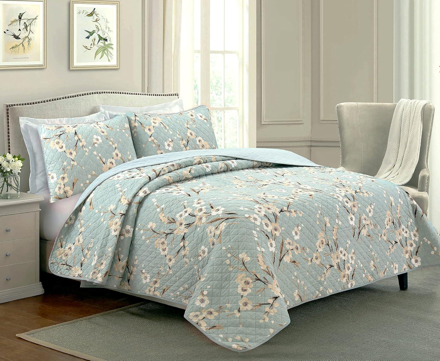 Cotton No Floral Quilt Set