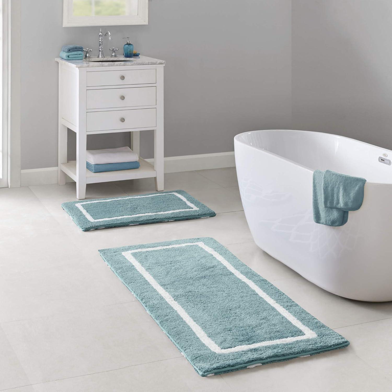 Madison Park Bittman Reversible High Pile Tufted Bath Rug