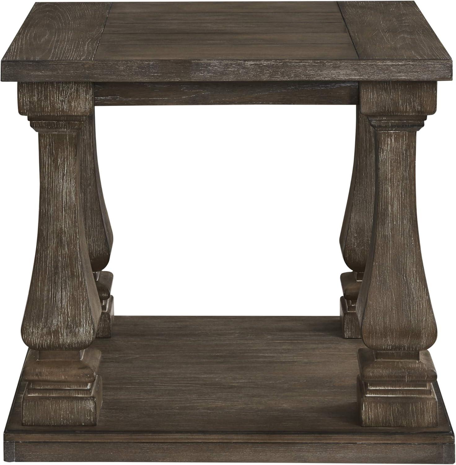 Johnelle Rectangular End Table Gray - Signature Design by Ashley