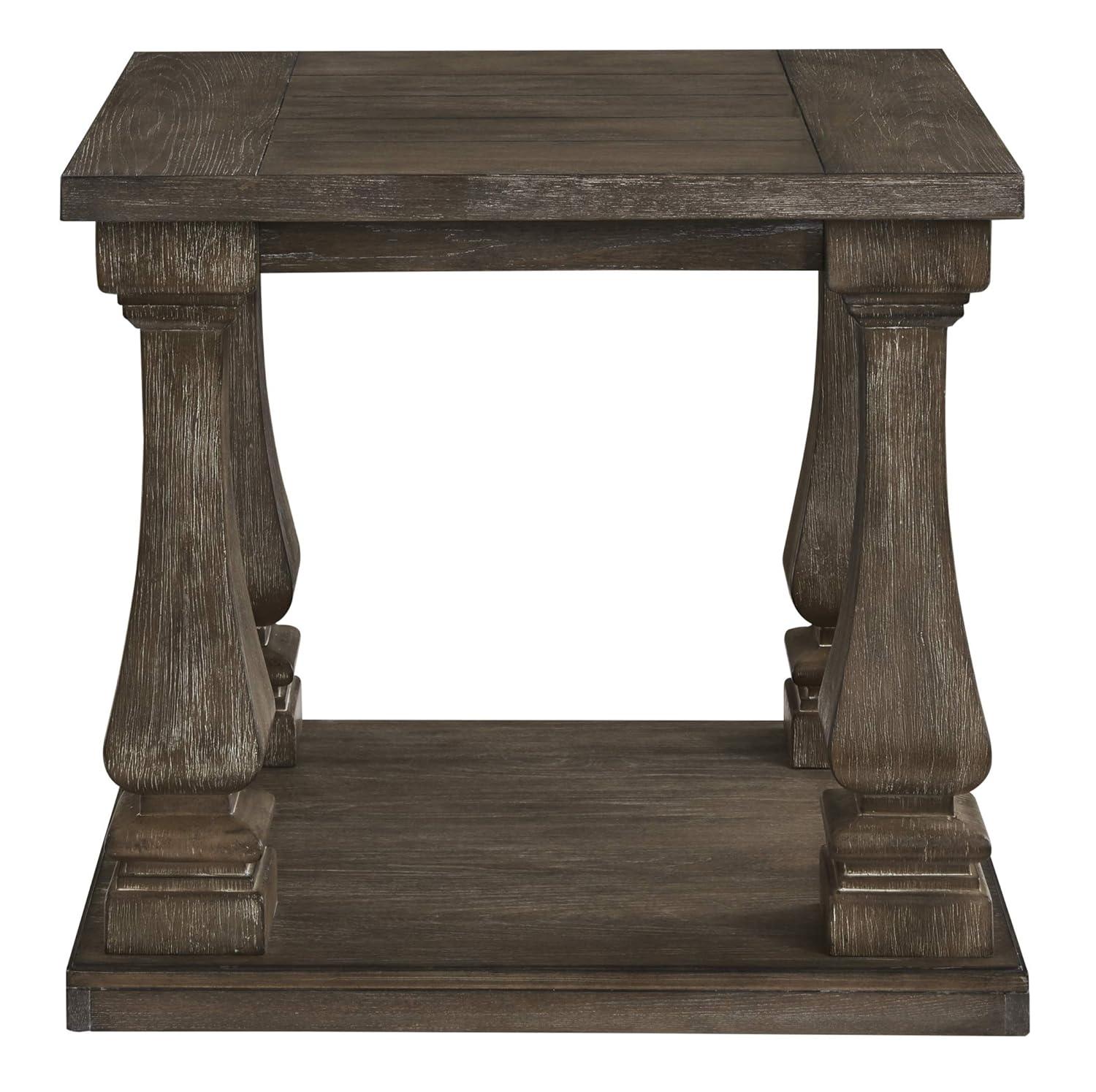 Johnelle Rectangular End Table Gray - Signature Design by Ashley