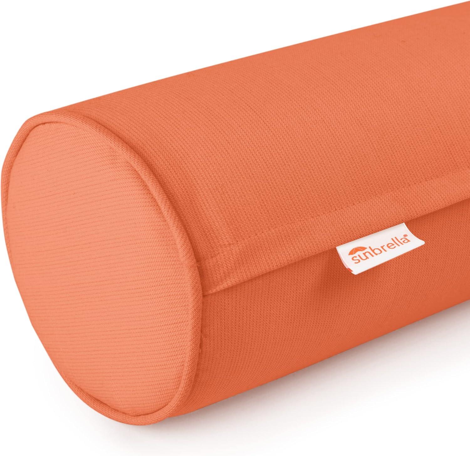 Austin Horn Classics Sunbrella Zippered Neck Roll Bolster