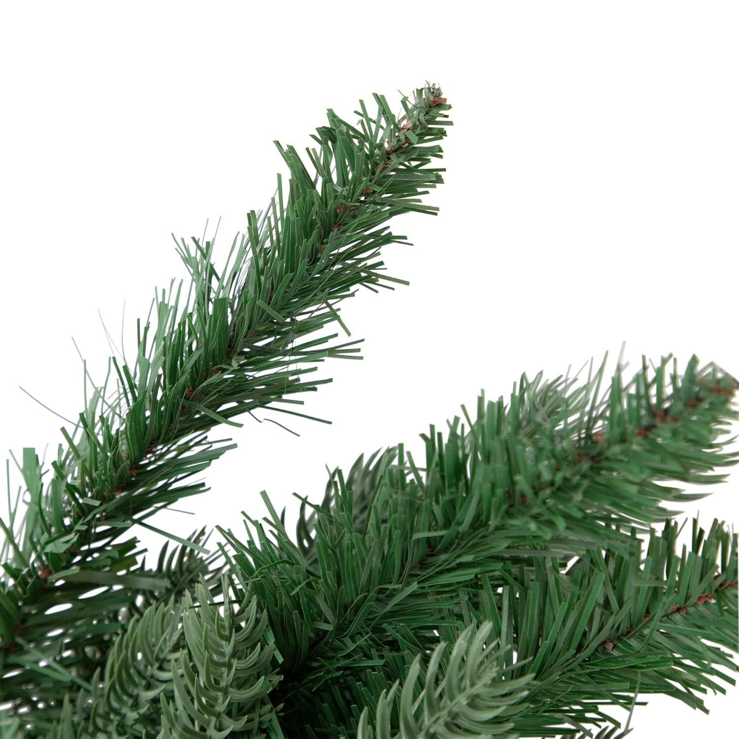 Northlight Seasonal 30" Mixed Eden Pine Artificial Christmas Teardrop Swag - Unlit