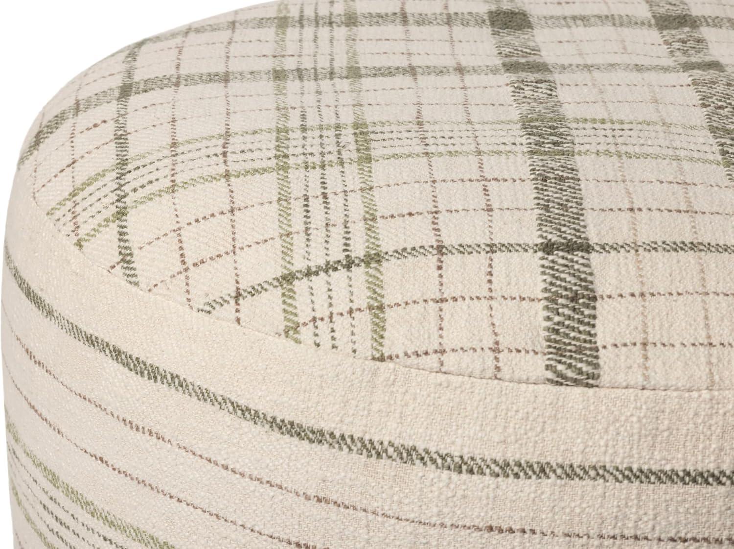 Wallace Pouf by Chris Loves Julia x Loloi - Cream
