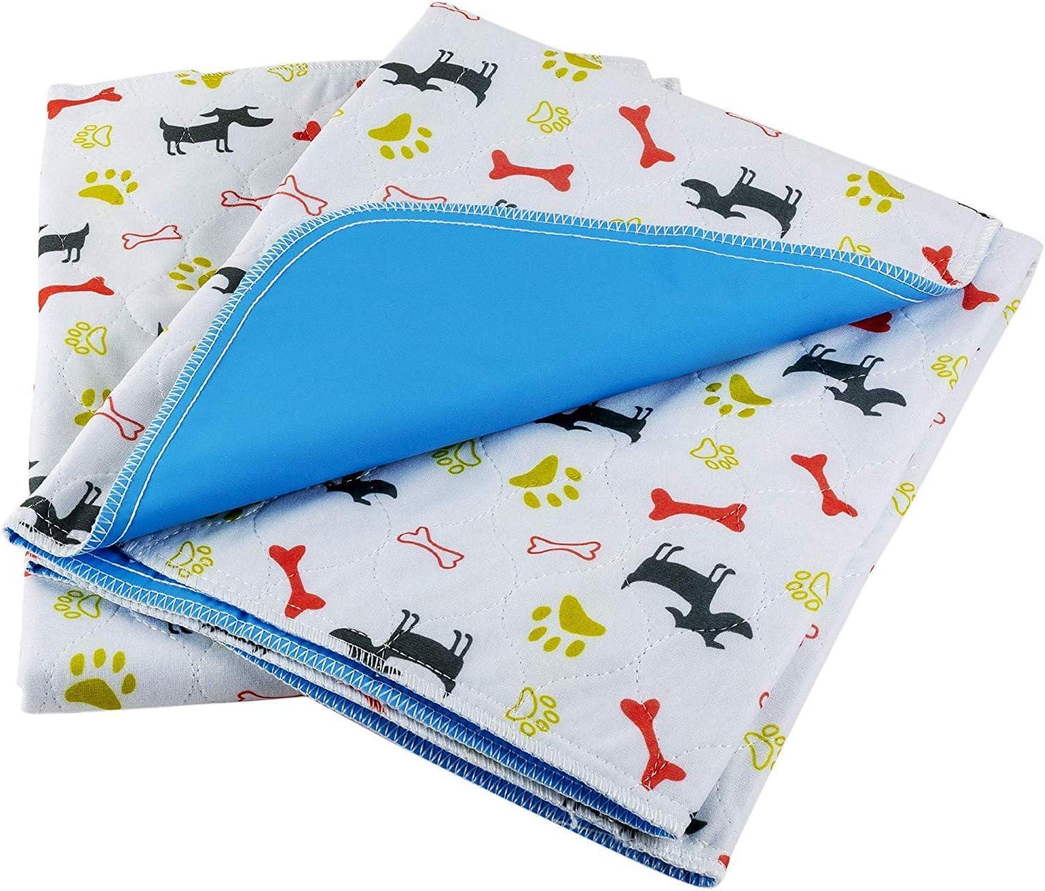 Premium Washable Reusable Pet Pee Pads | Large House Training Mats 28 inches x 31 inches