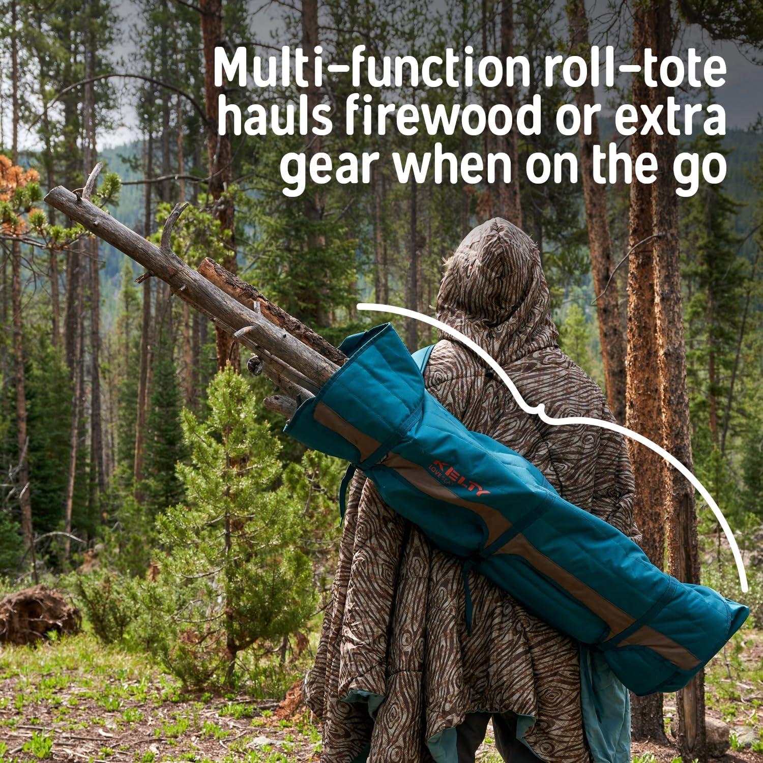 Deep Lake and Fallen Rock Double Outdoor Camping Chair with Arms