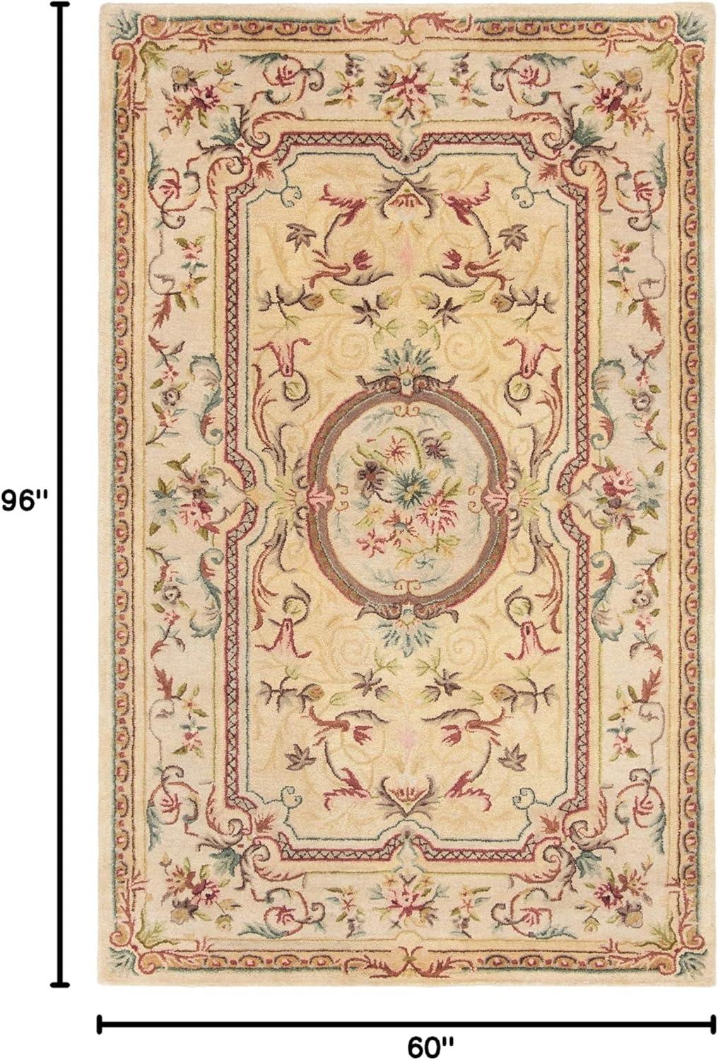 Bergama Area Rug in Light Gold/Beige