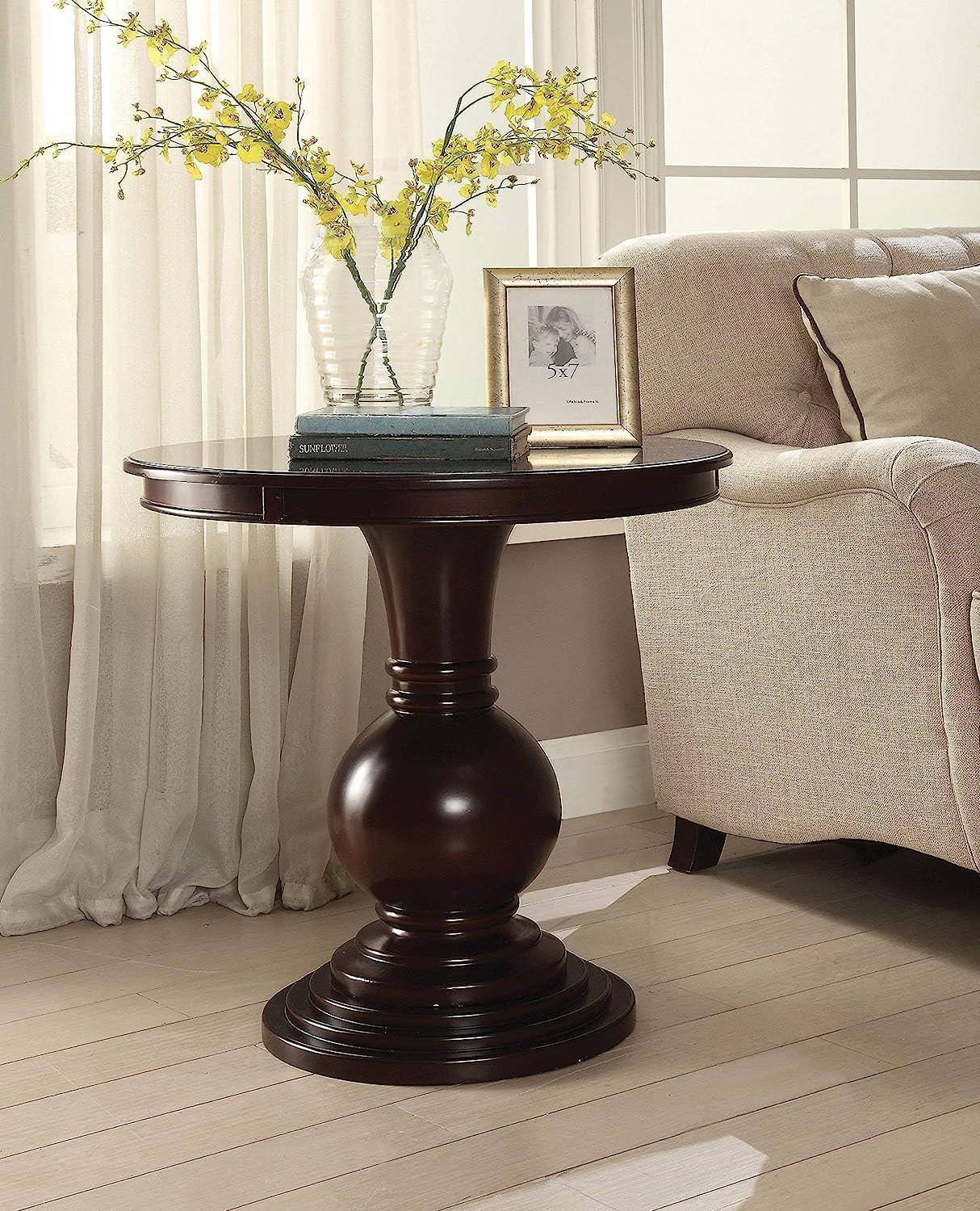 Alyx Accent Table Espresso- Saltoro Sherpi