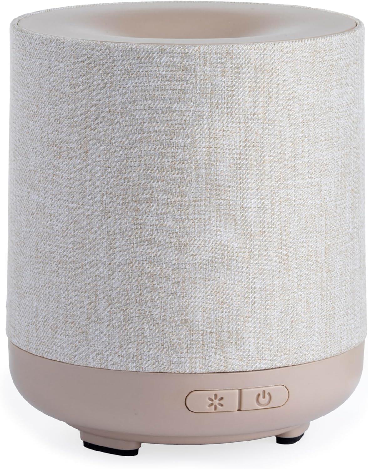 Natural Linen Beige Electric Diffuser with Silent Operation