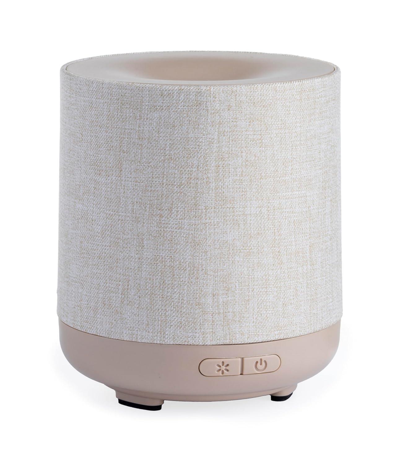 Natural Linen Beige Electric Diffuser with Silent Operation