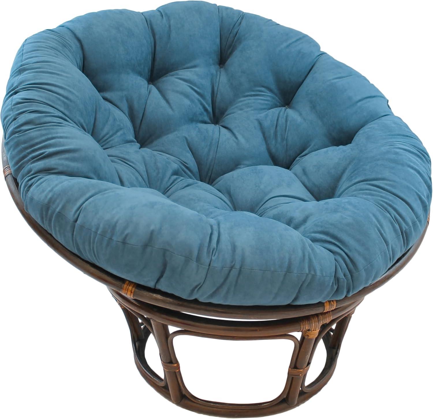 Blazing Needles 48-inch Solid Microsuede Papasan Cushion (Fits 46-inch Papasan Frame)  93302-MS-TL
