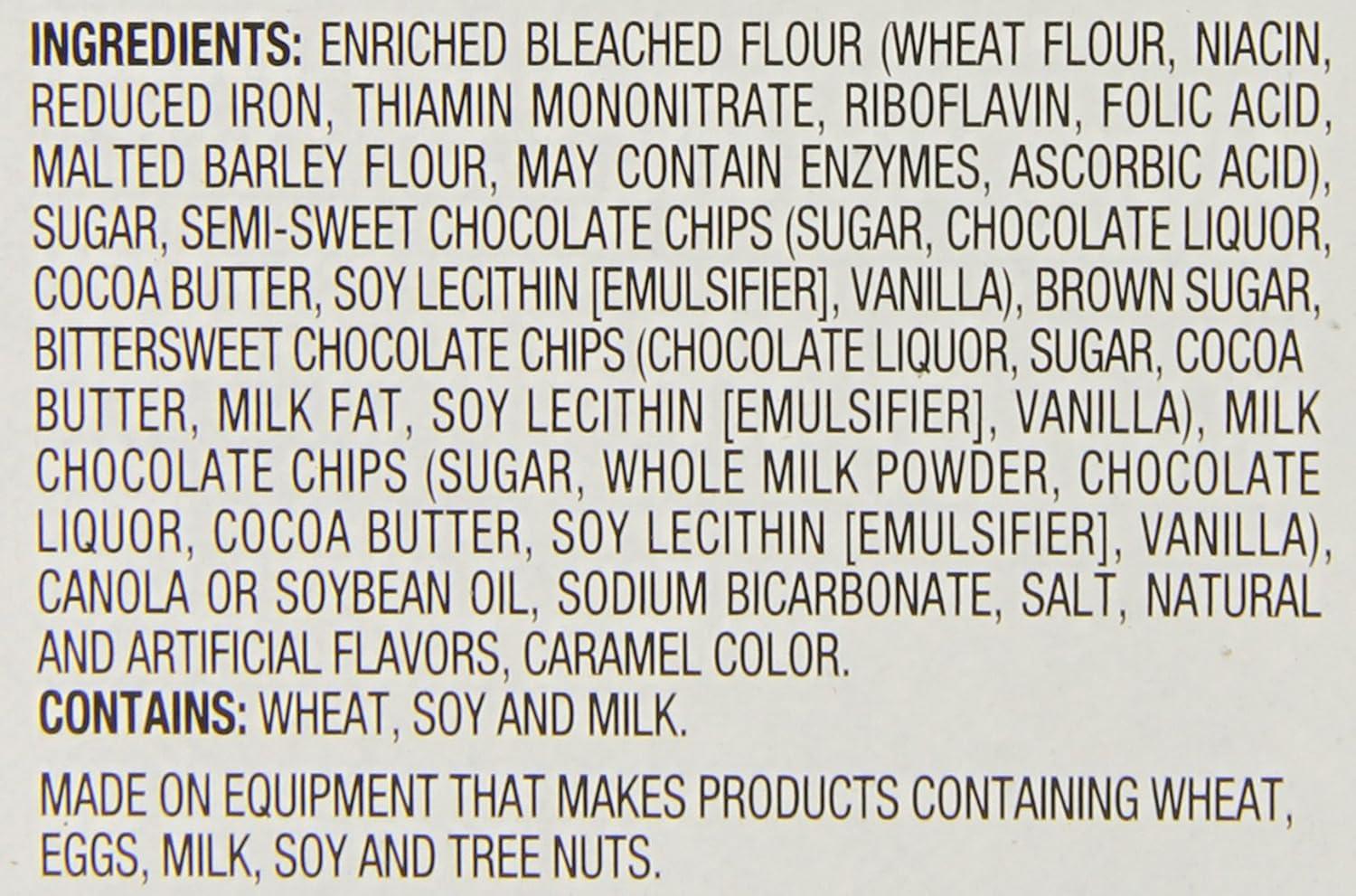 Ghirardelli Triple Chocolate Cookie Mix with Semi-Sweet, Milk, Bittersweet Chips - 52.5 oz