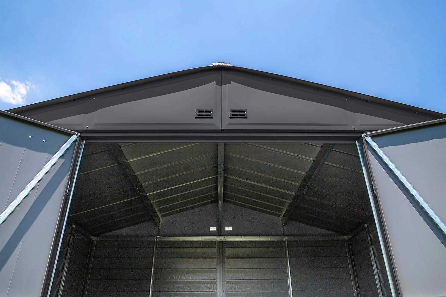 Arrow 10 ft. W x 12 ft. D Metal Storage Shed
