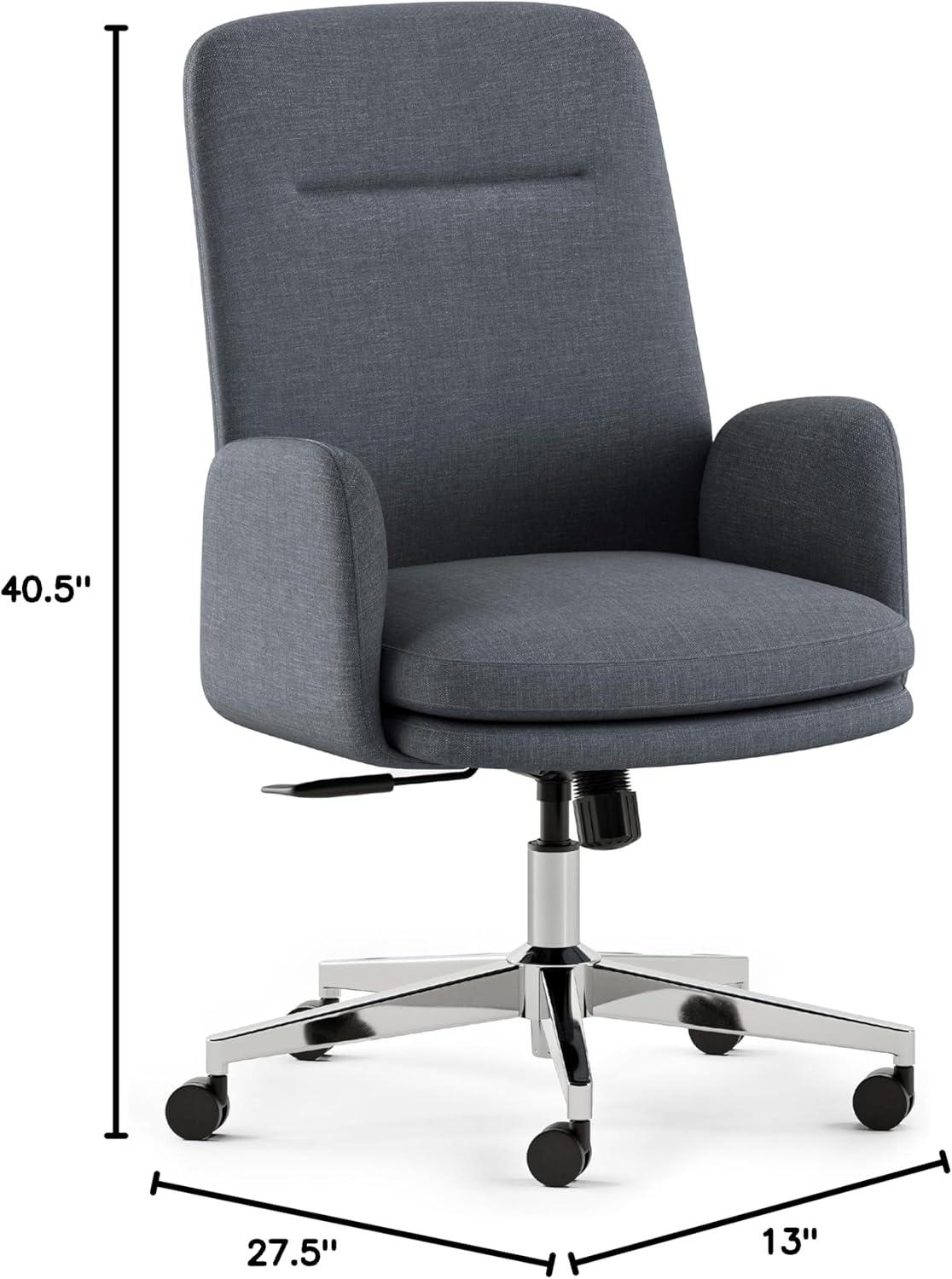 Overcast High Back Fabric Executive Swivel Office Chair