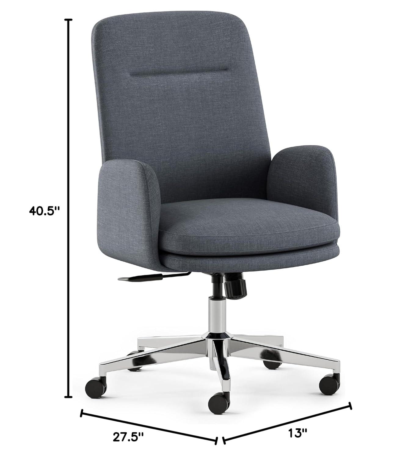 Overcast High Back Fabric Executive Swivel Office Chair