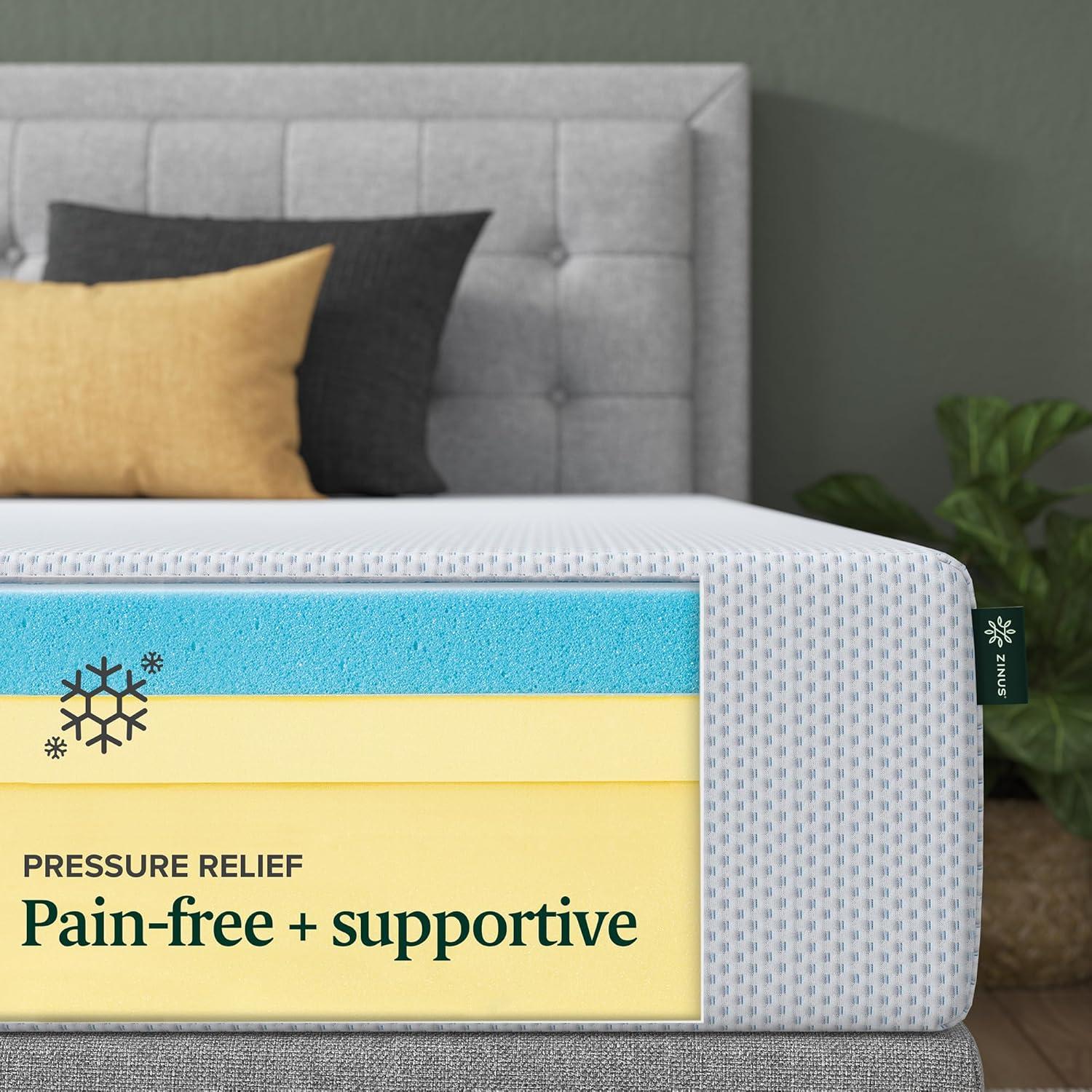 Zinus Zinus Medium Firm Green Tea Memory Foam Mattress