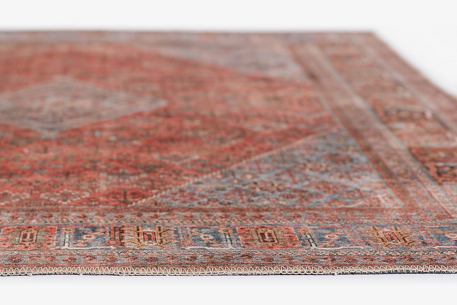 Momeni Afshar Polyester Area Rug, Copper, 3' X 5'