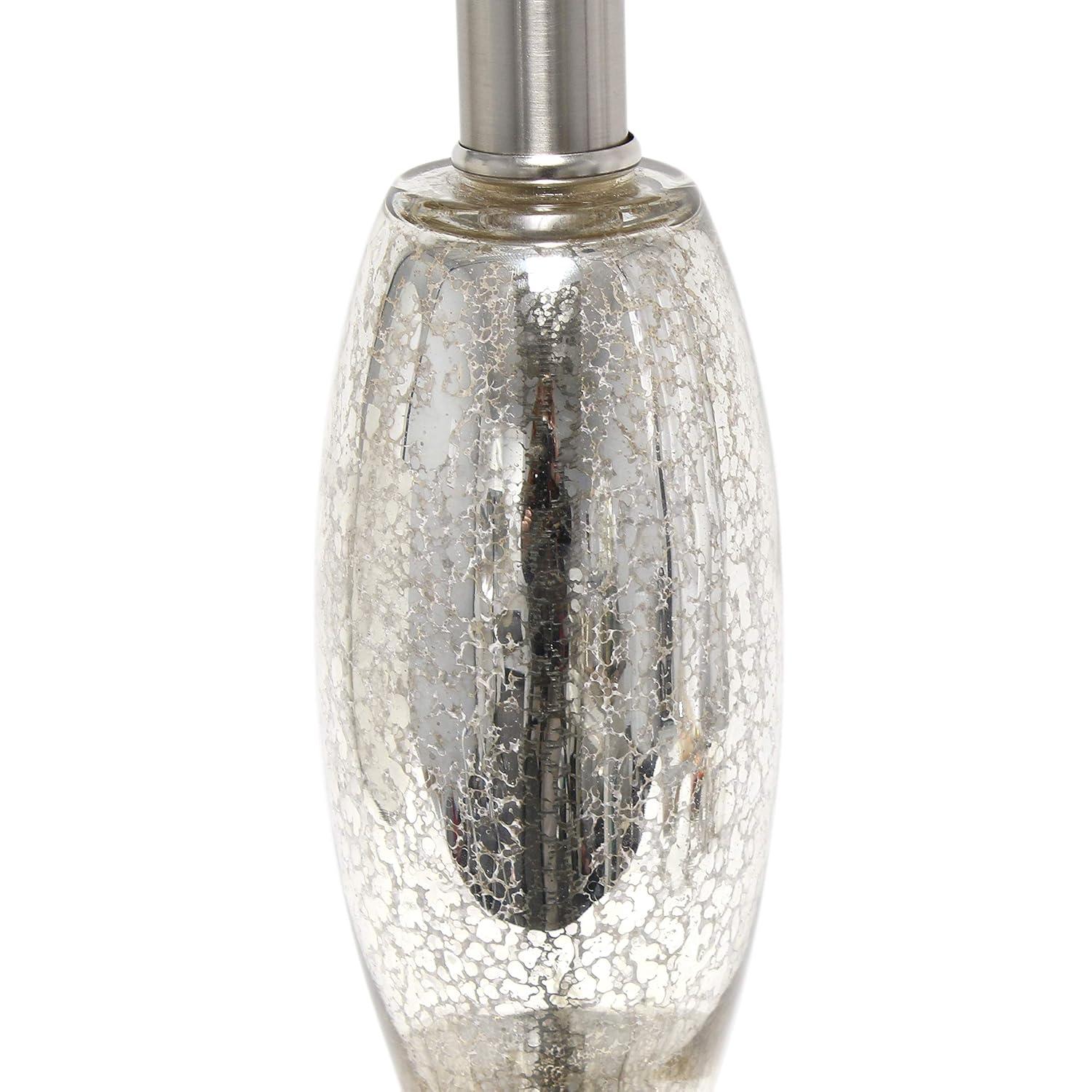 Elegant Designs Modern Contemporary Curved Glass Table Lamp - Mercury