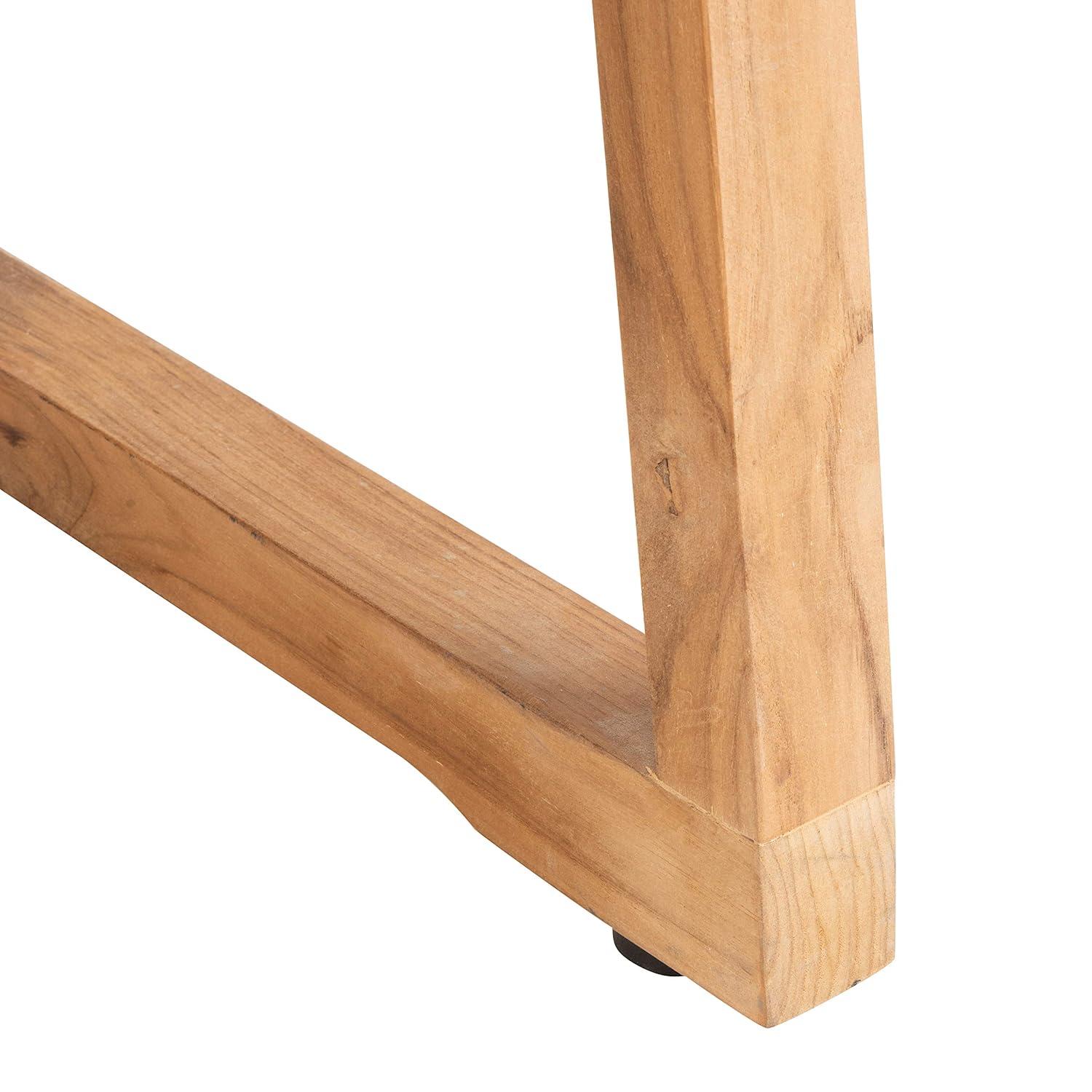 SAFAVIEH Couture San Juan Brazilian Teak Adirondack Chair, Natural