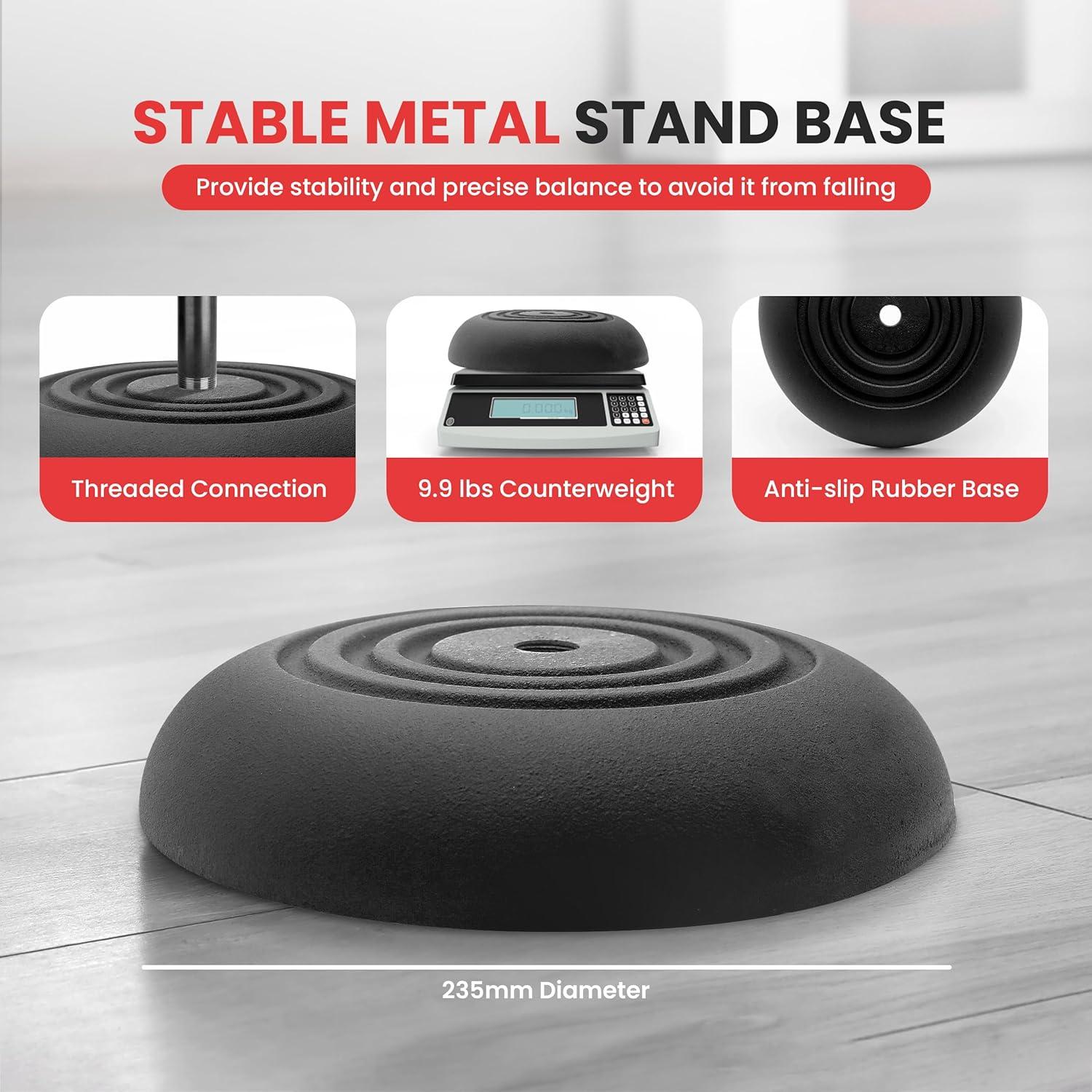 Pyle 2 - Pc Universal Compact Base Microphone Stand - Black