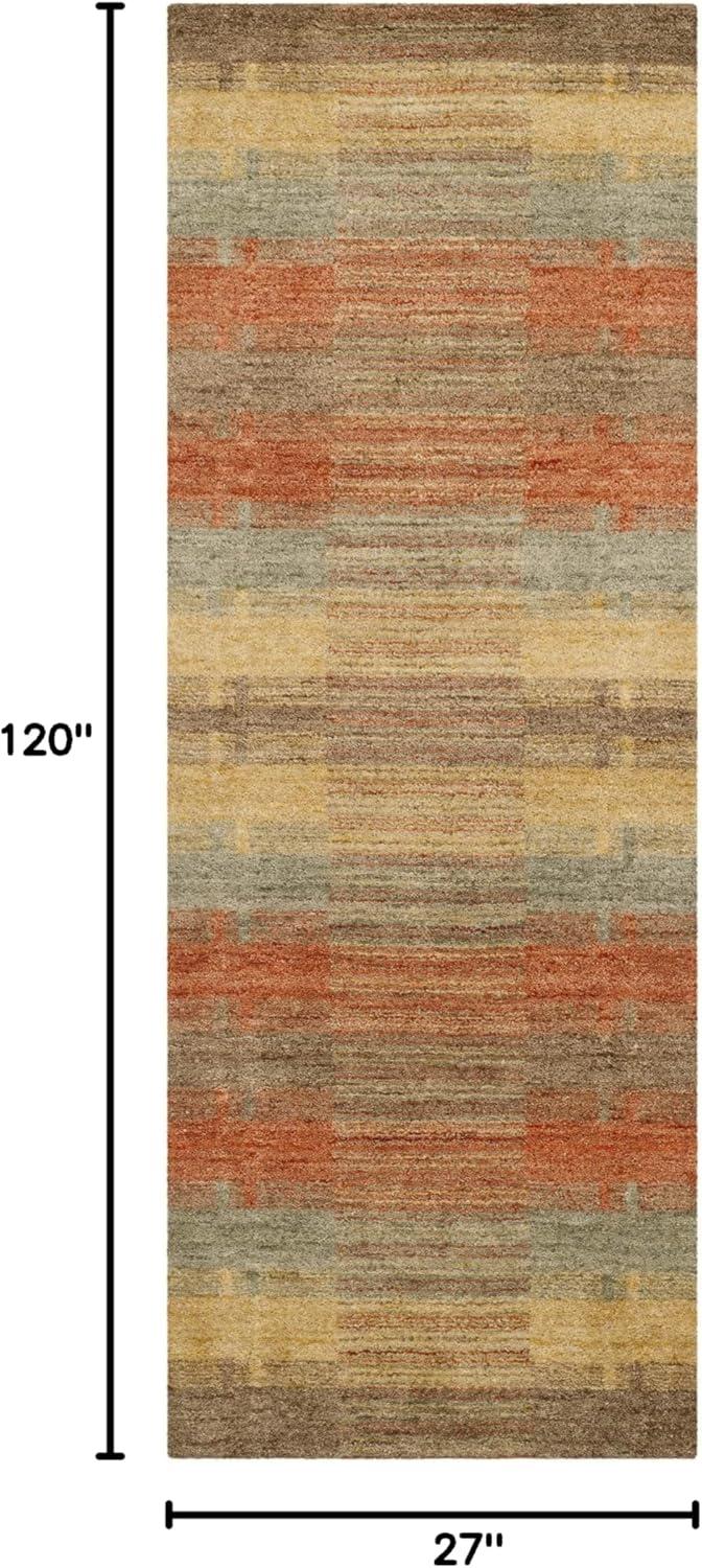 SAFAVIEH Himalaya Gavril Geometric Wool Area Rug, Multi, 3' x 5'