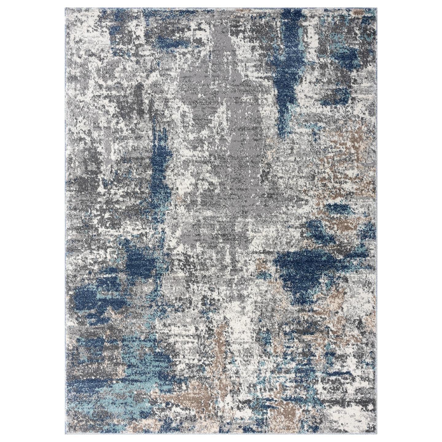 Luxe Weavers Modern Abstract Area Rug, Gray 2x3