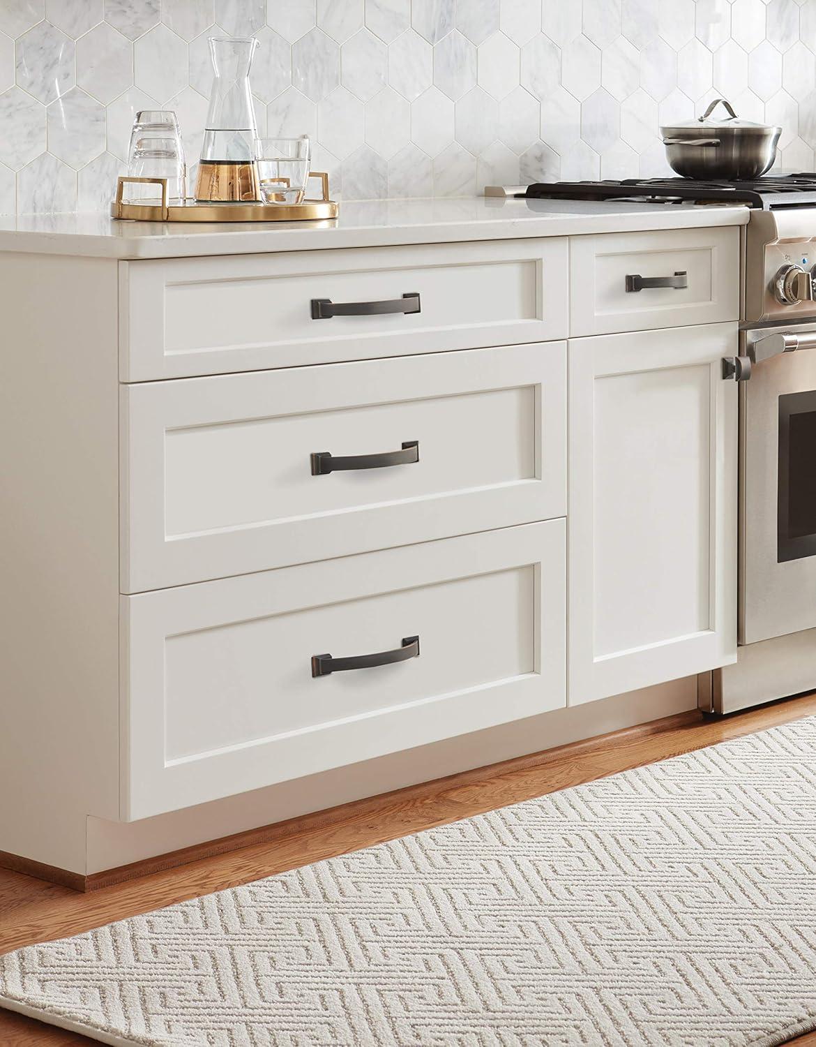 Amerock Candler 5-1/16 inch (128mm) Center-to-Center Oil-Rubbed Bronze Cabinet Pull