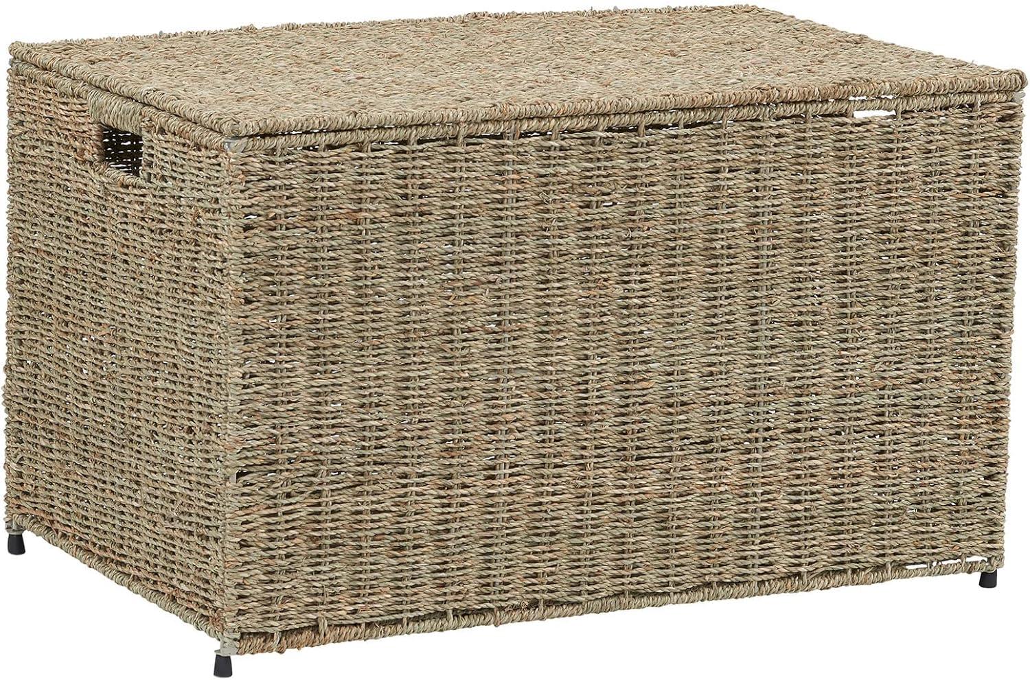 Household Essentials Woven Wicker Storage Chest