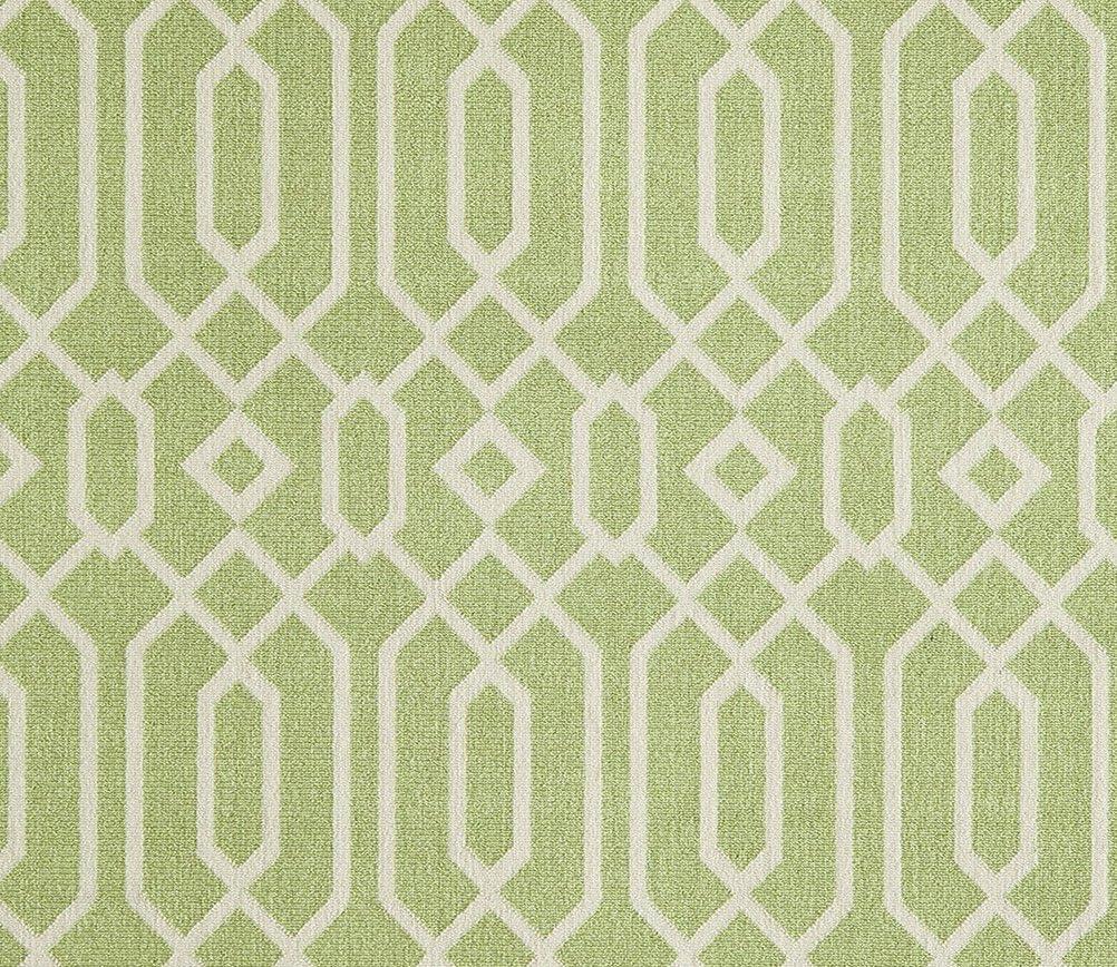 Momeni Rugs BAJA0BAJ-3GRN3B57, Baja Collection Contemporary Indoor & Outdoor Area Rug, Easy to Clean, UV protected & Fade Resistant, 3'11" x 5'7", Green