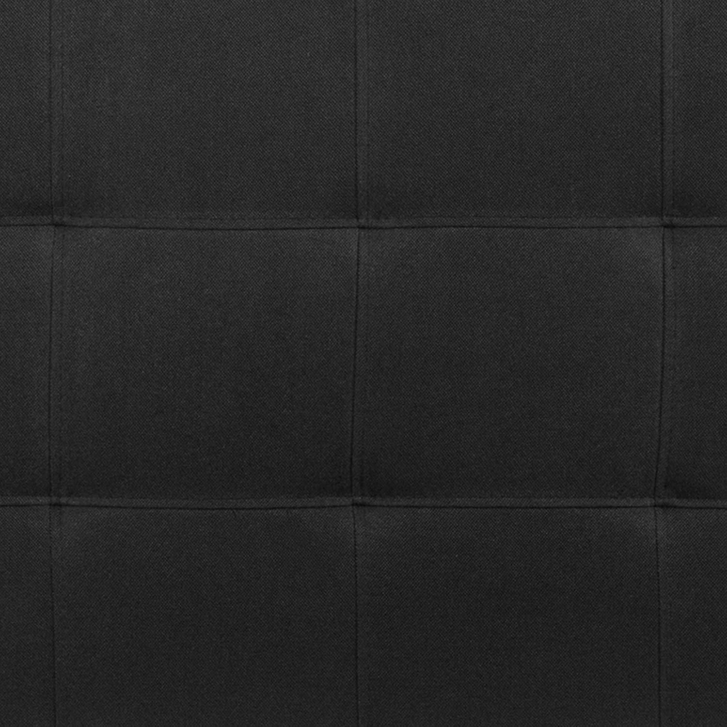 Flash Furniture Bedford Tufted Upholstered Queen Size Headboard in Black Fabric