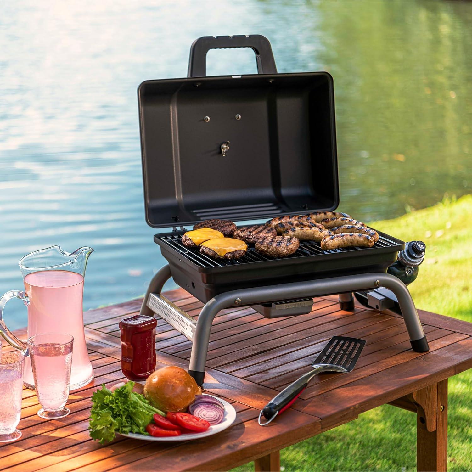 Charbroil Single Burner Table Top Portable Propane Gas Grill